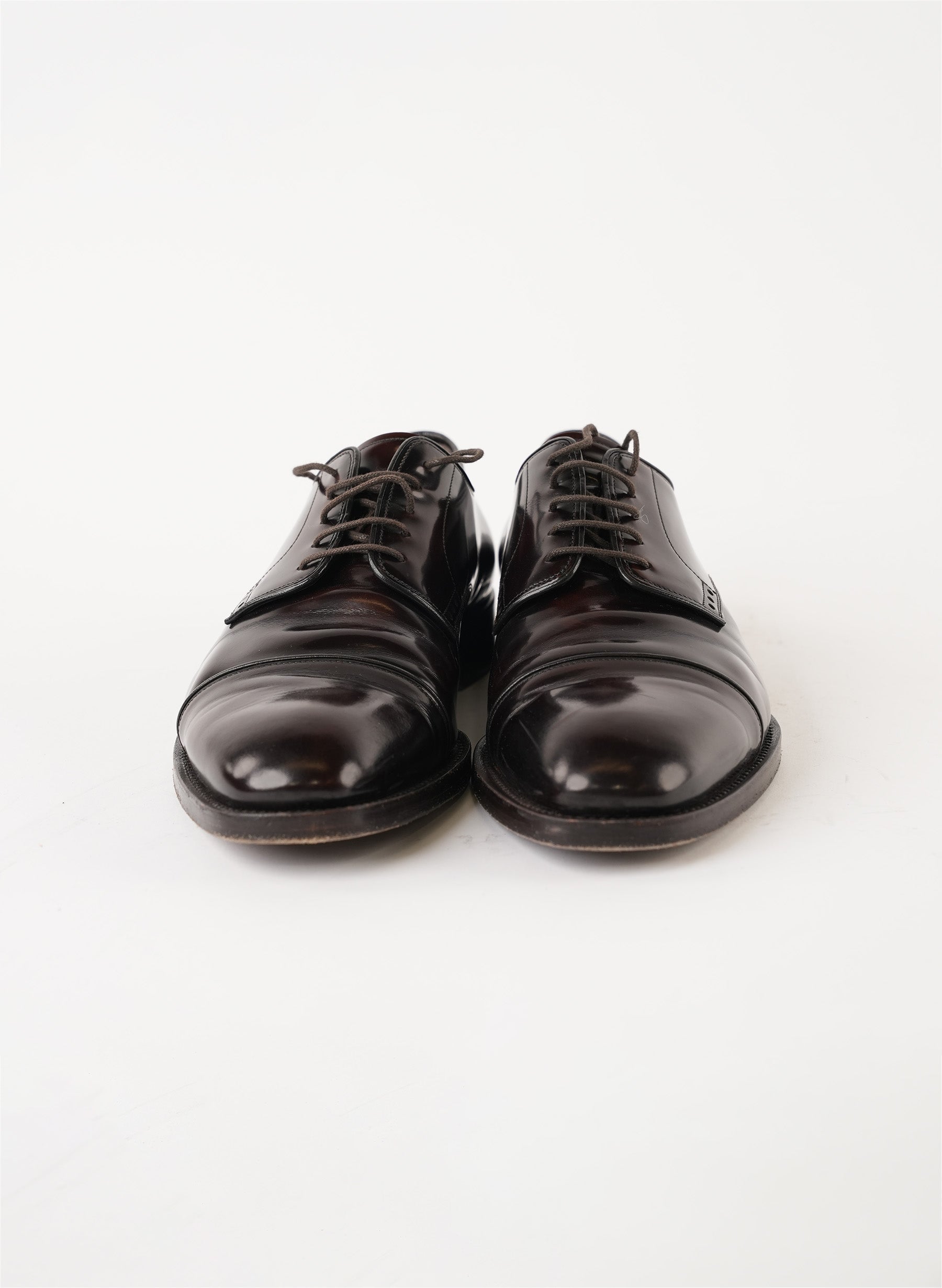 Chaussures Oxford en cuir Prada