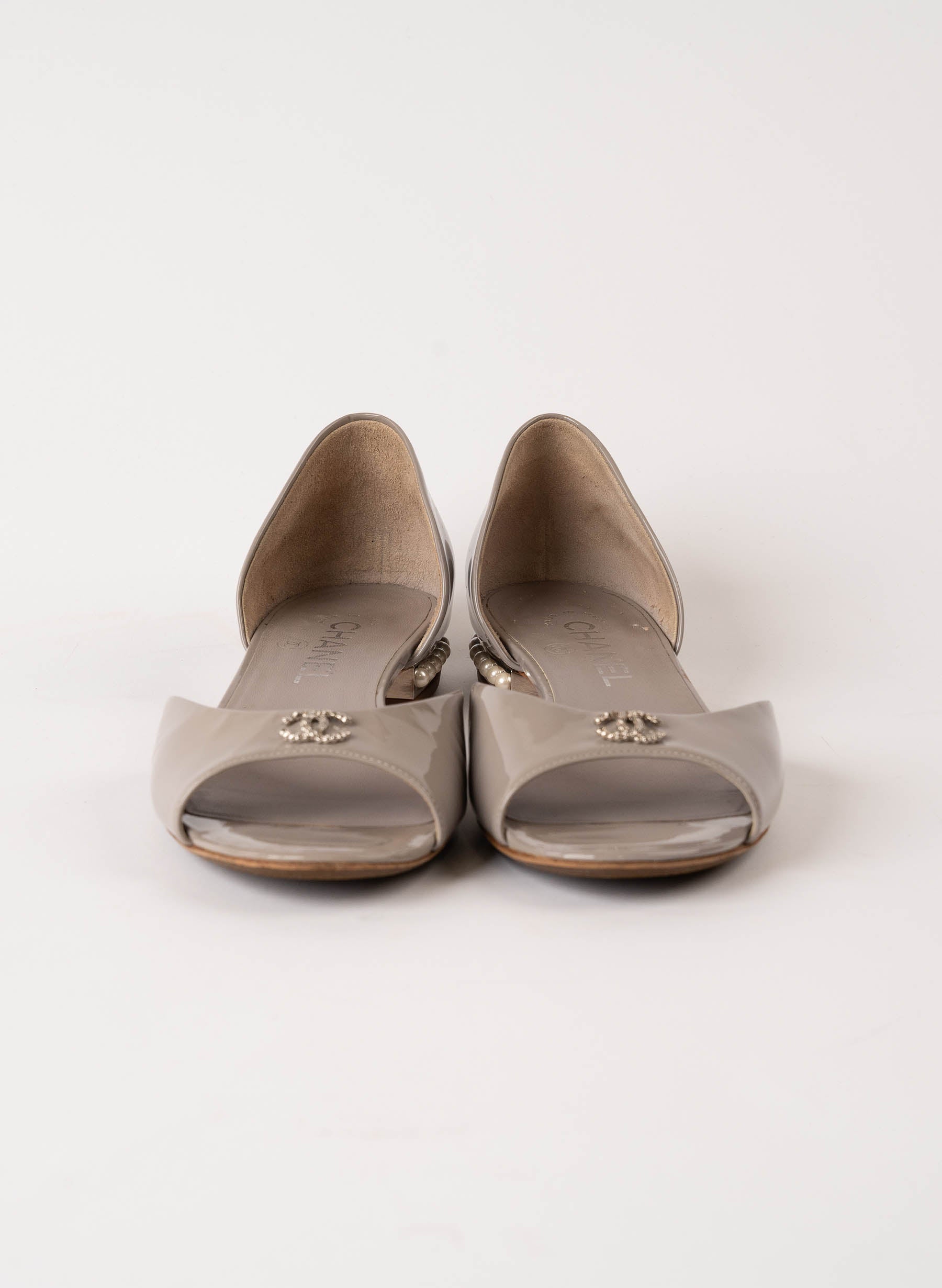 Sandales Chanel à logo CC entrelacé