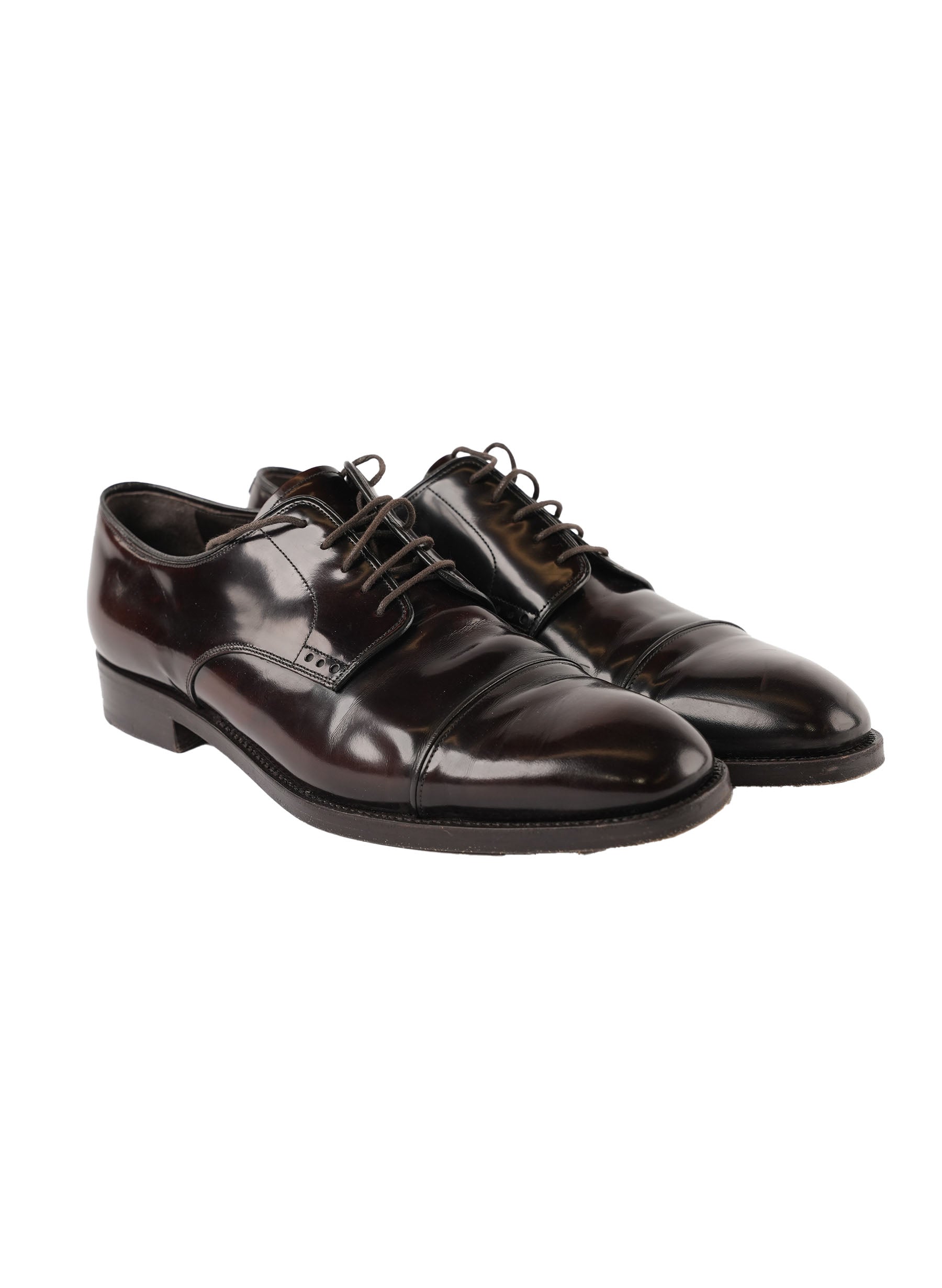 Chaussures Oxford en cuir Prada