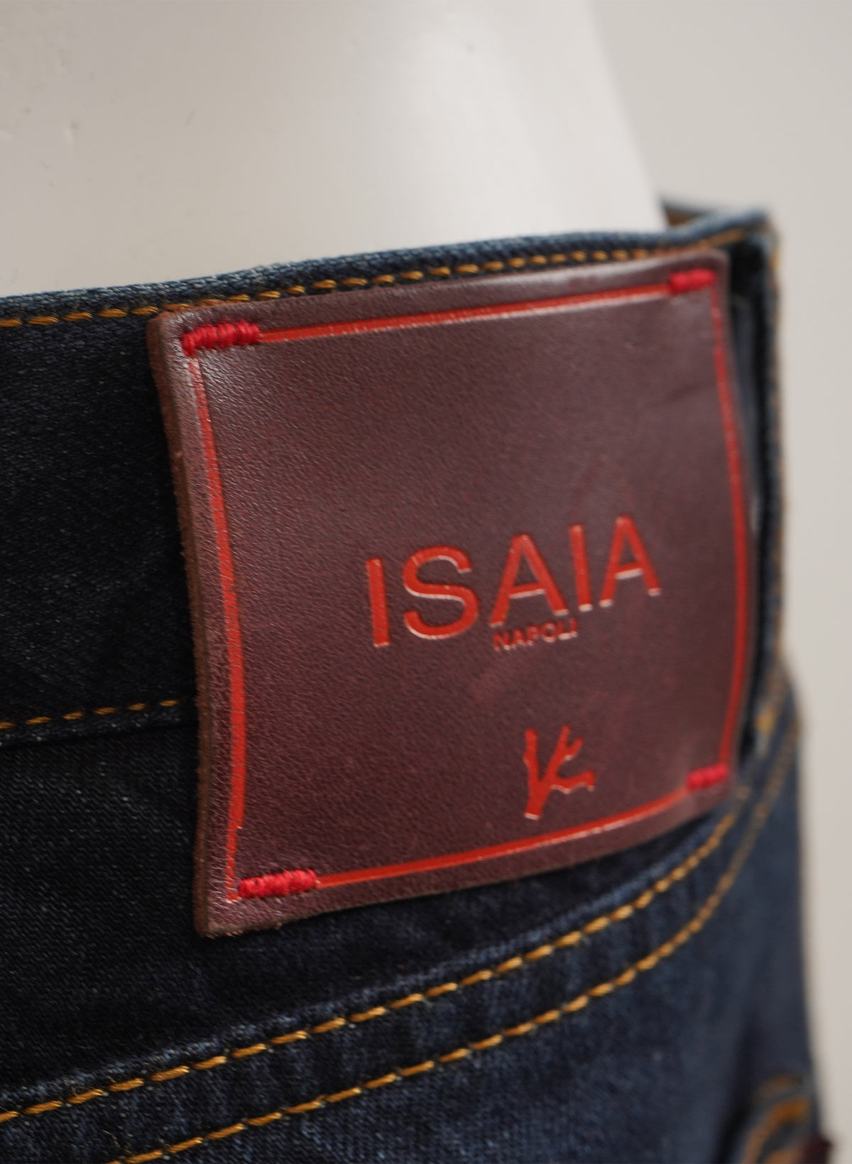 Pantalon en denim Isaia