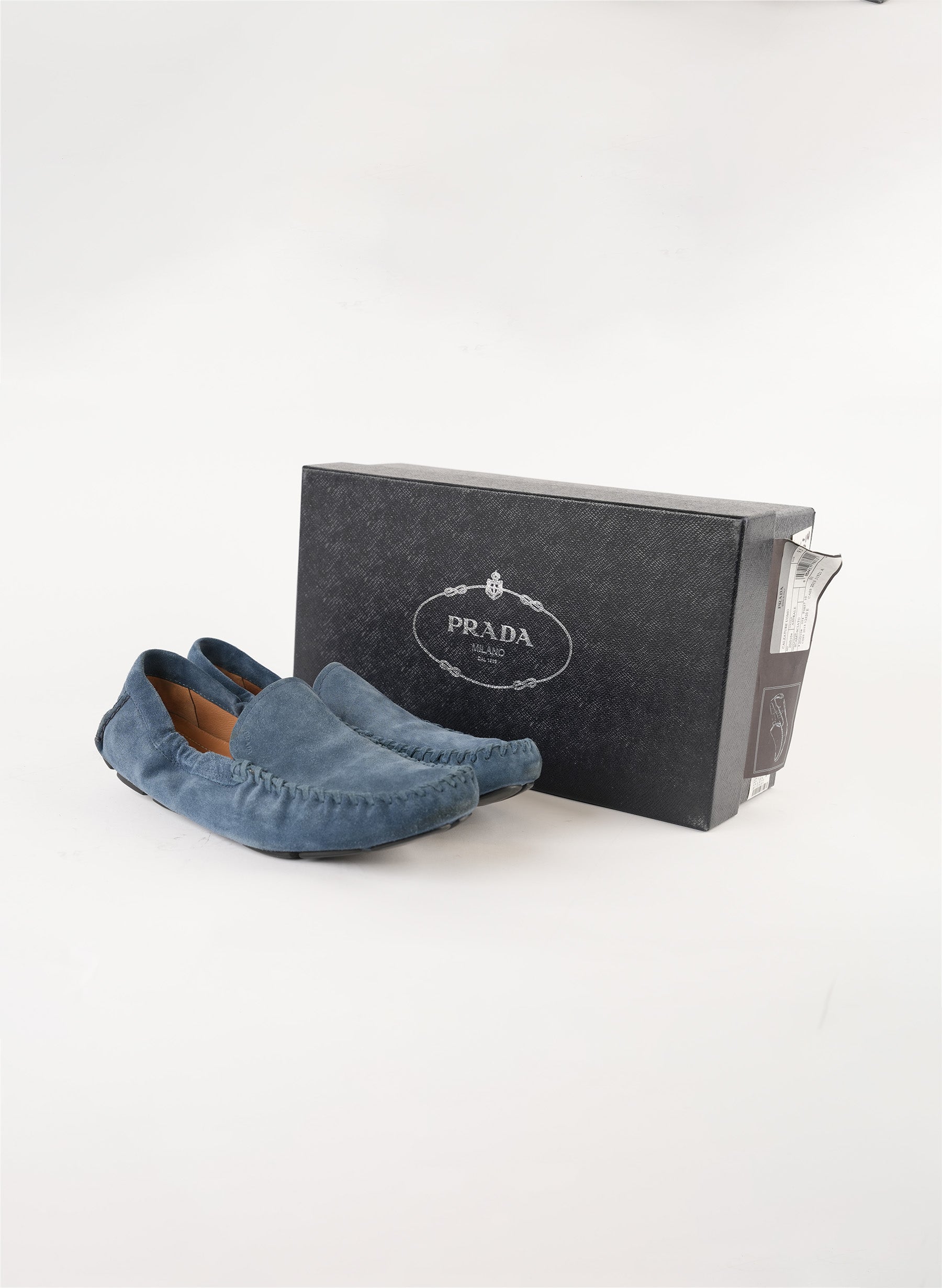 Mocassins en daim Prada