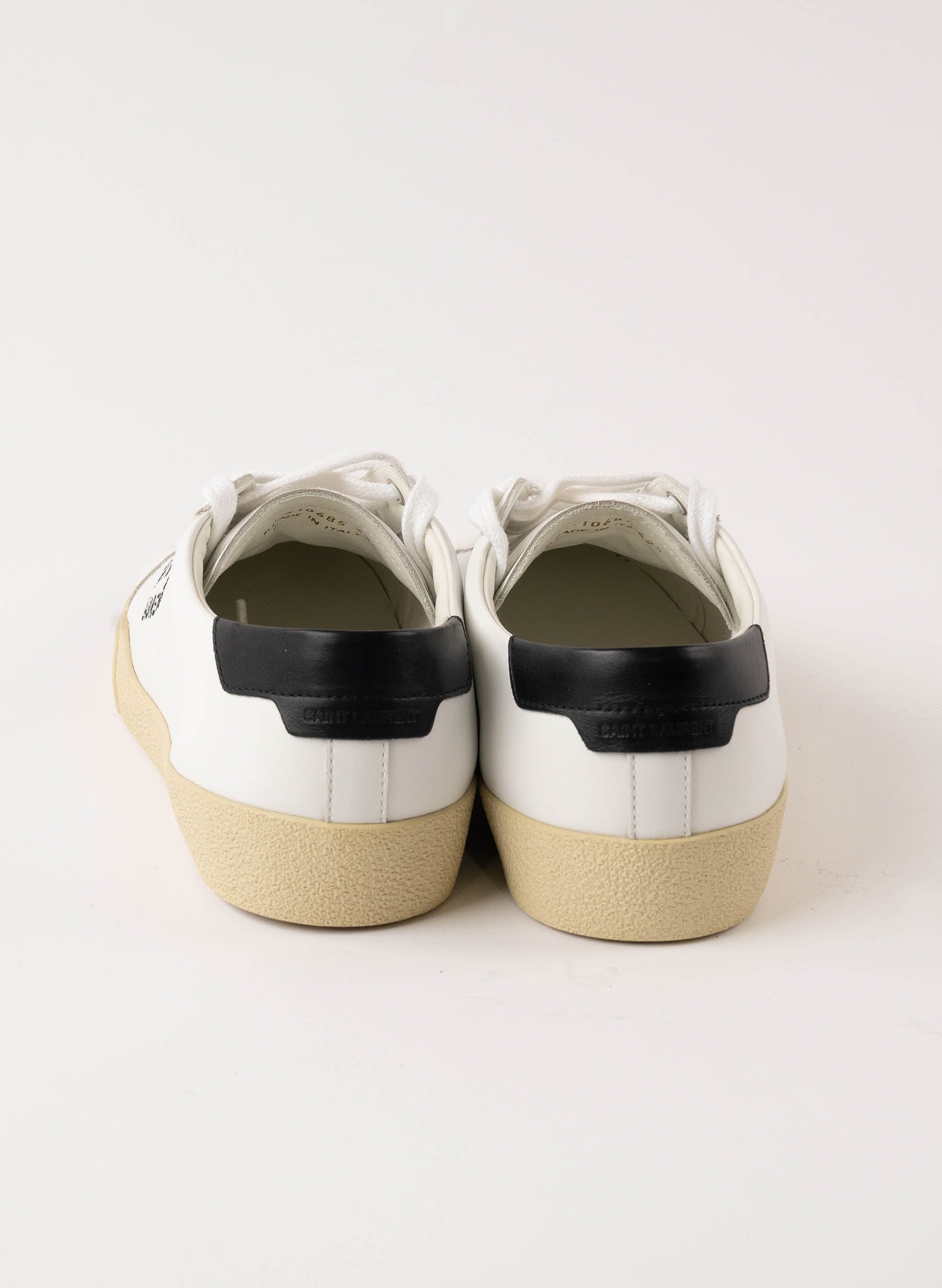 Baskets Saint Laurent Court Classic SL/06 avec logo brodé