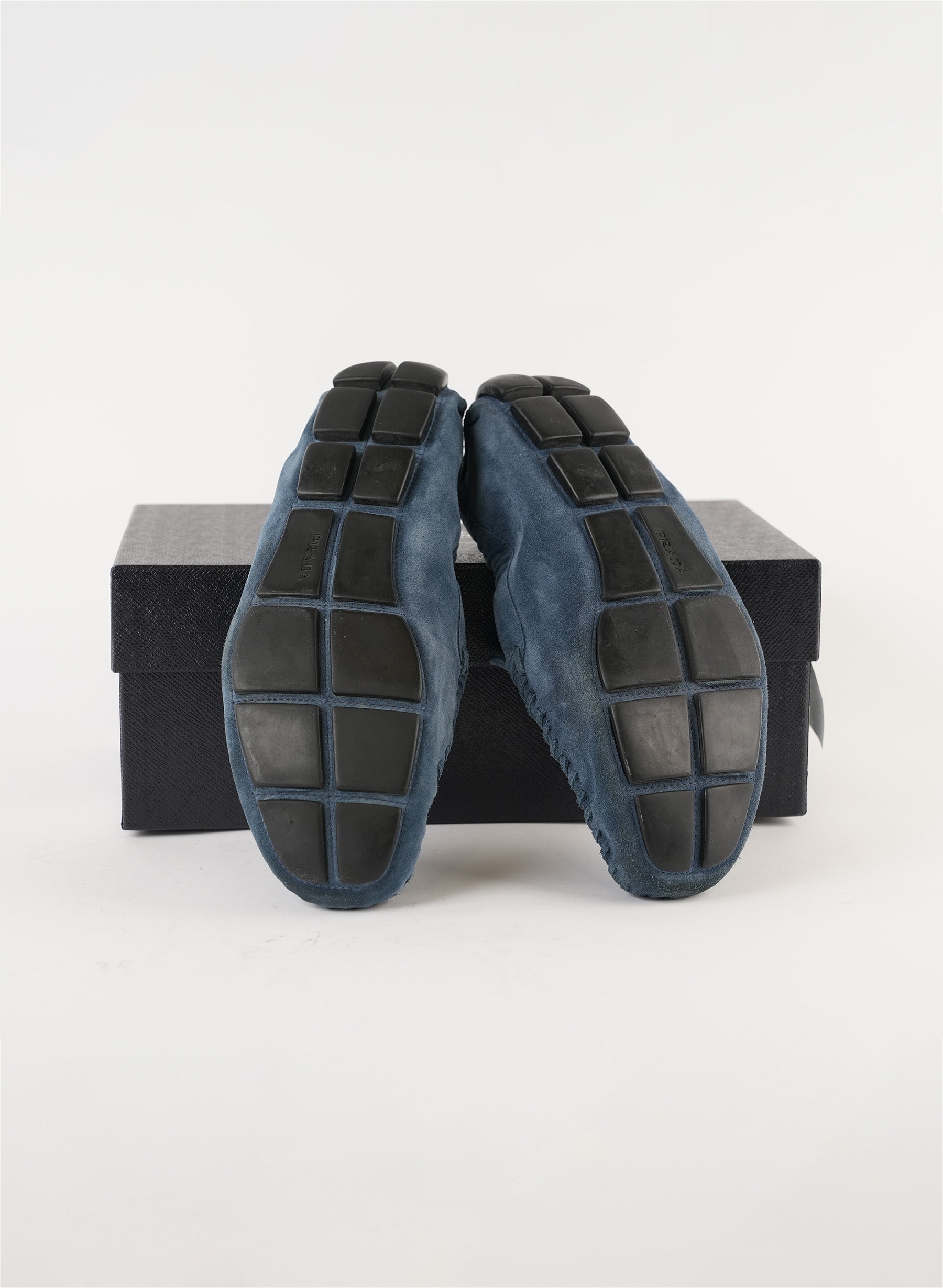 Mocassins en daim Prada