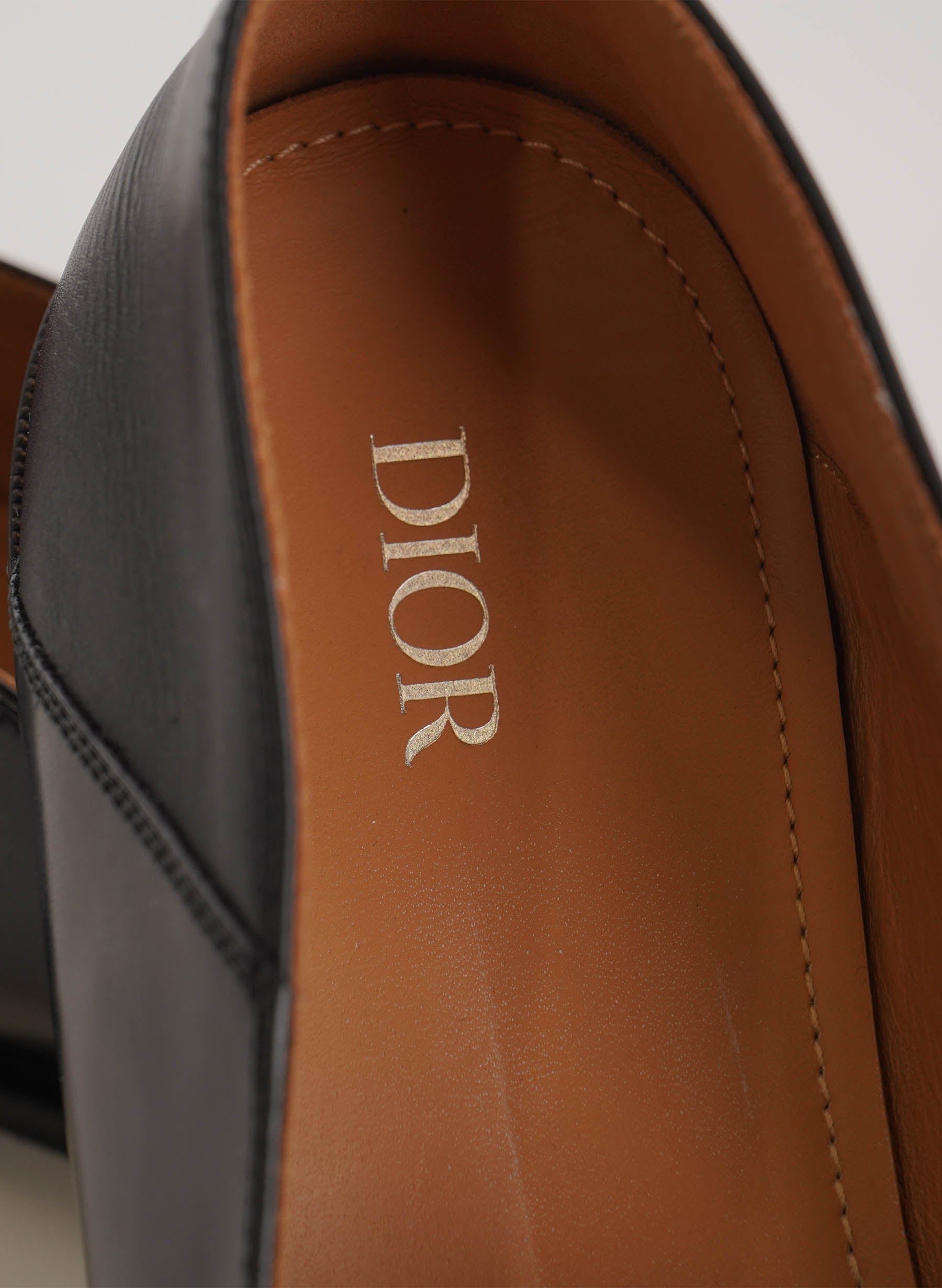 Mocassins obliques Blake en cuir de veau lisse Christian Dior