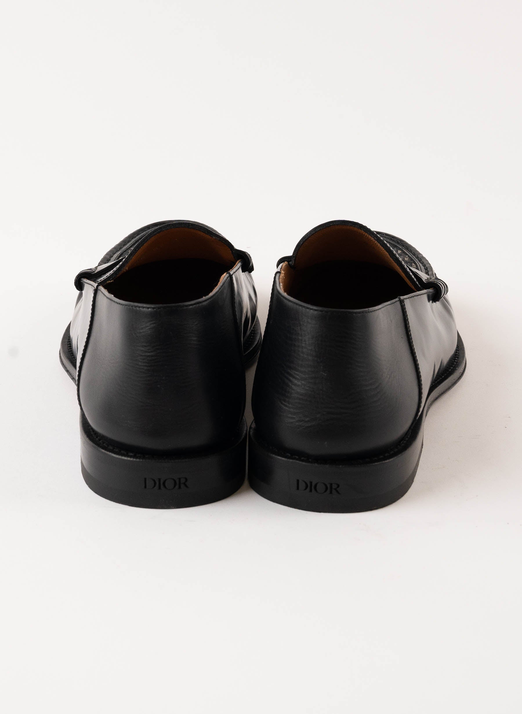 Mocassins obliques Blake en cuir de veau lisse Christian Dior