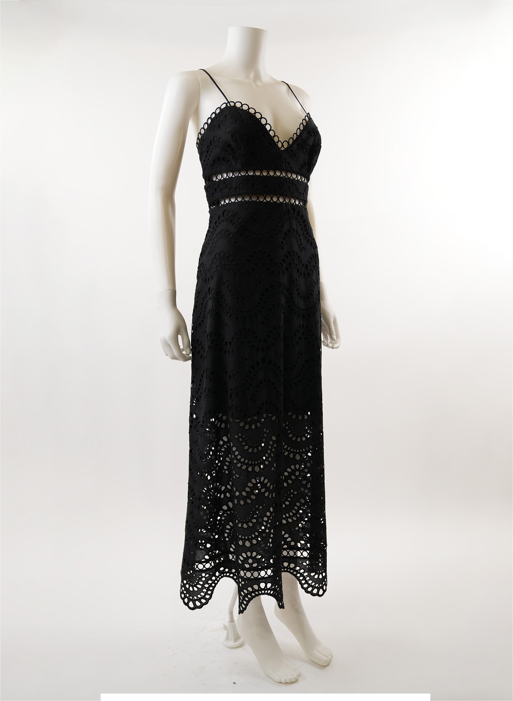 Robe midi à motif dentelle Jaya de Zimmermann