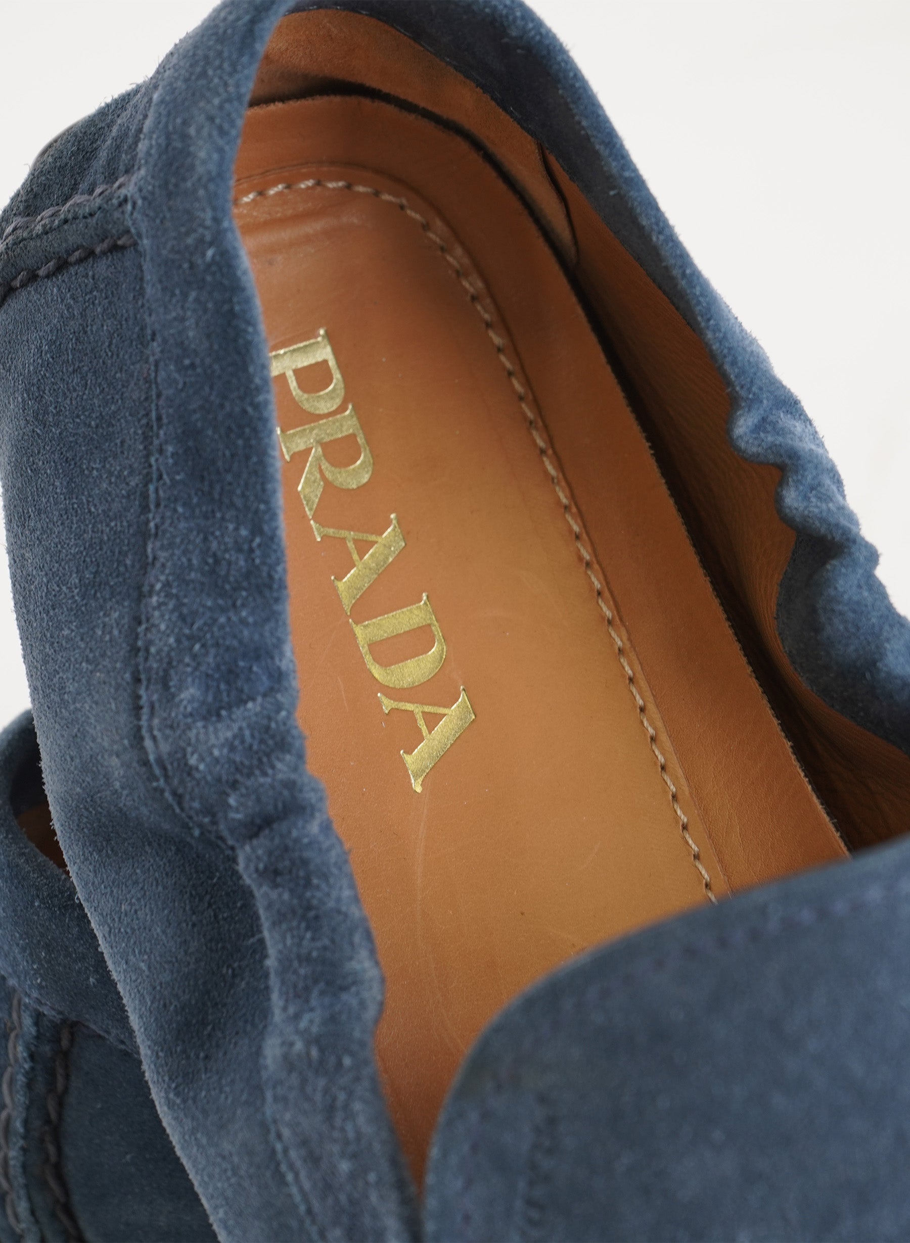 Mocassins en daim Prada
