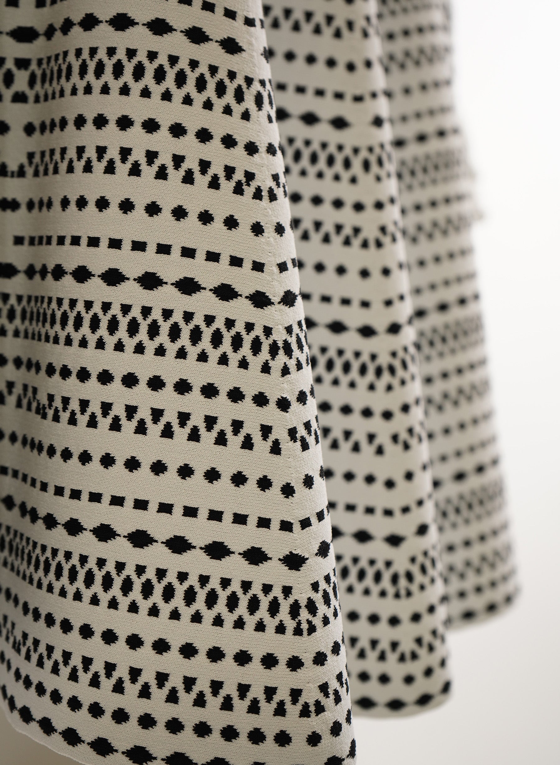 Robe mini évasée en laine Alaïa