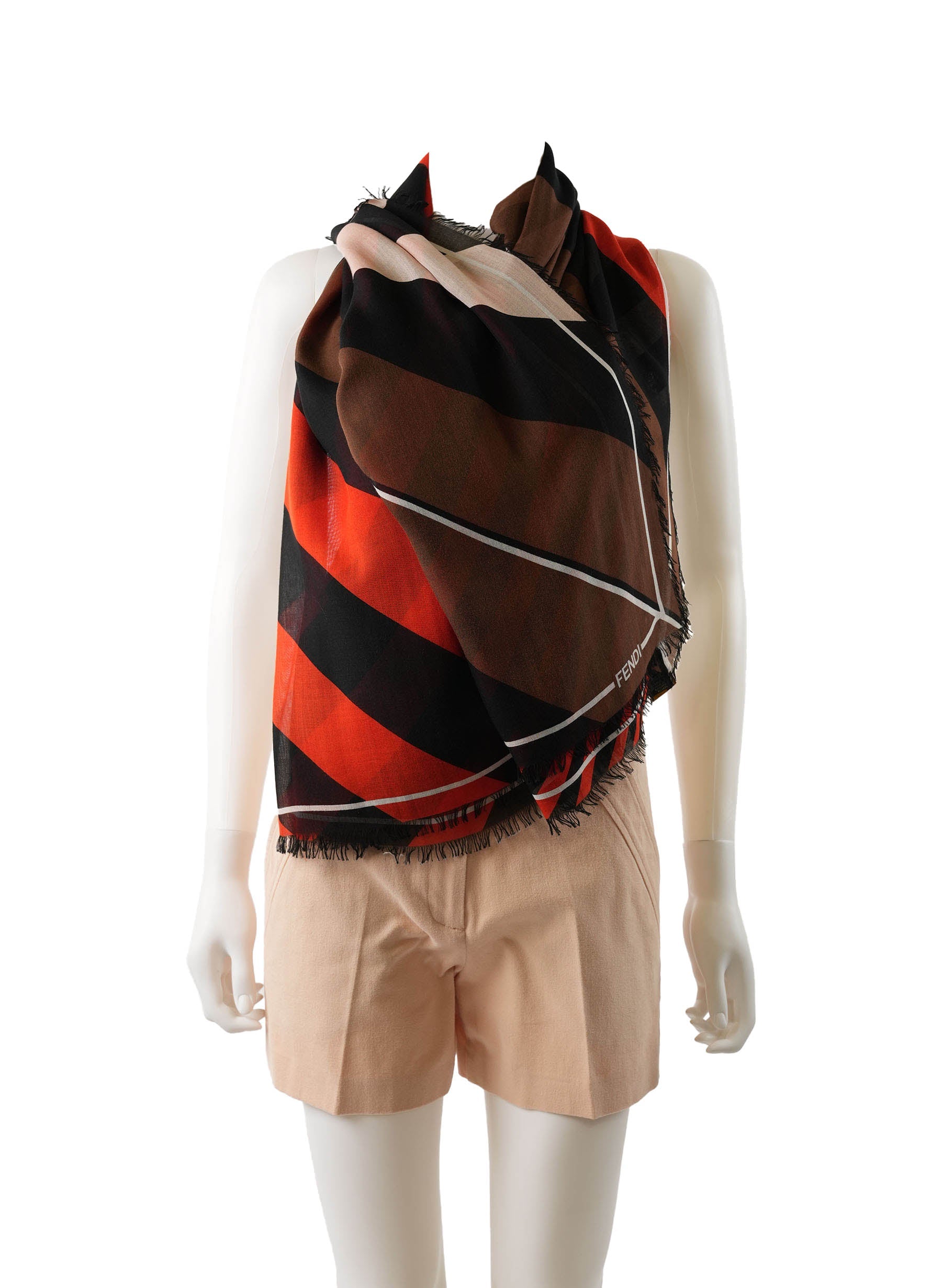 Écharpe imprimée Fendi