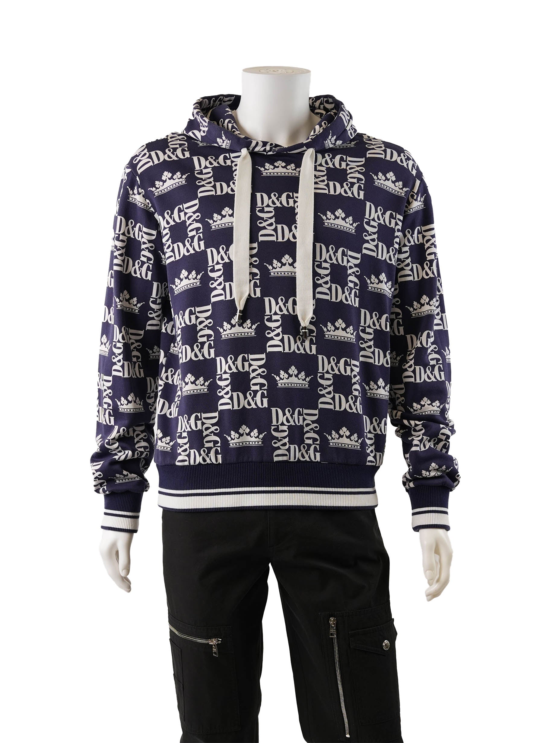 Sweat à capuche Dolce & Gabbana avec logo couronne