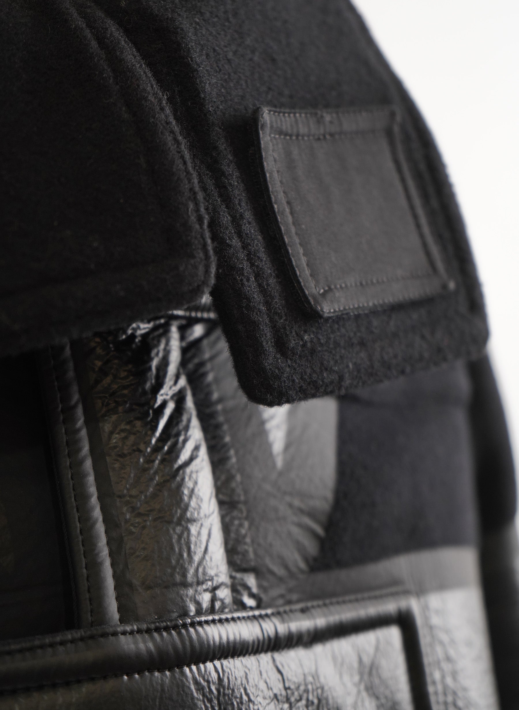 Duffle-coat technique court à imprimé drapeau Burberry