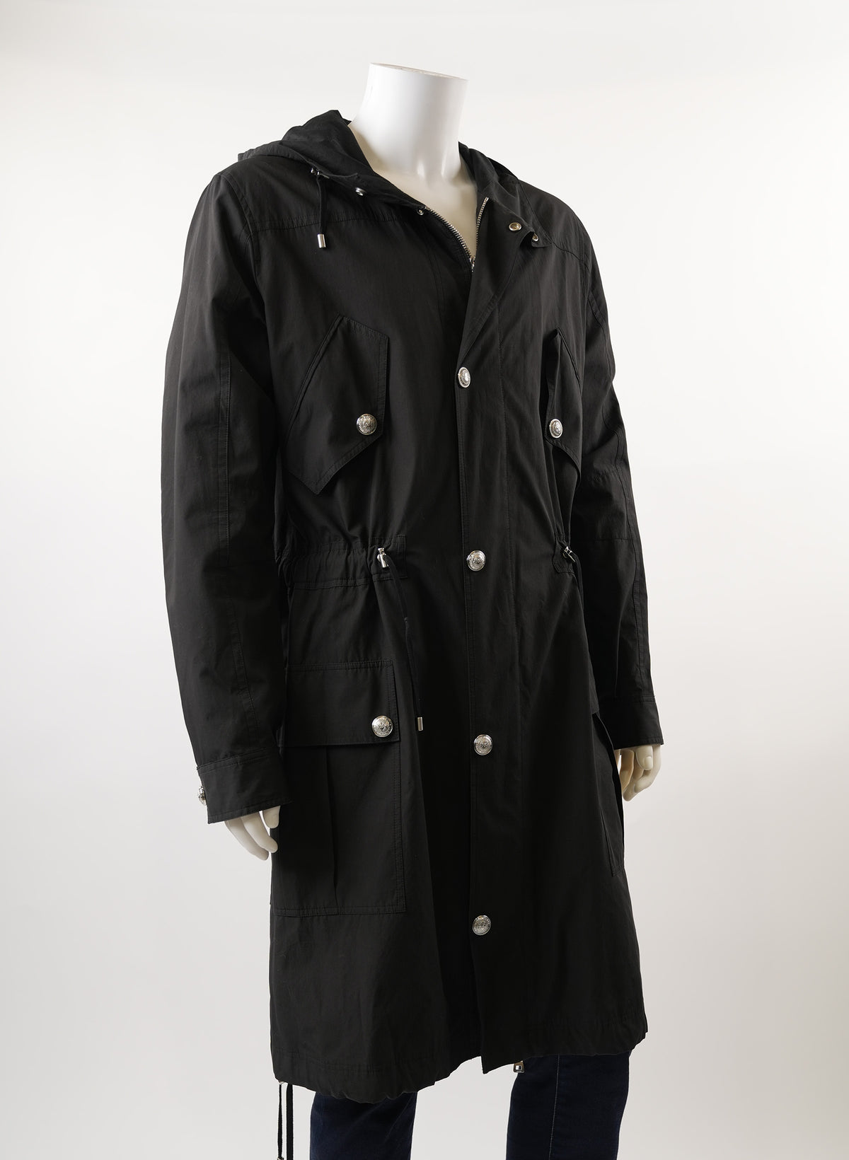 Parka à capuche Balmain