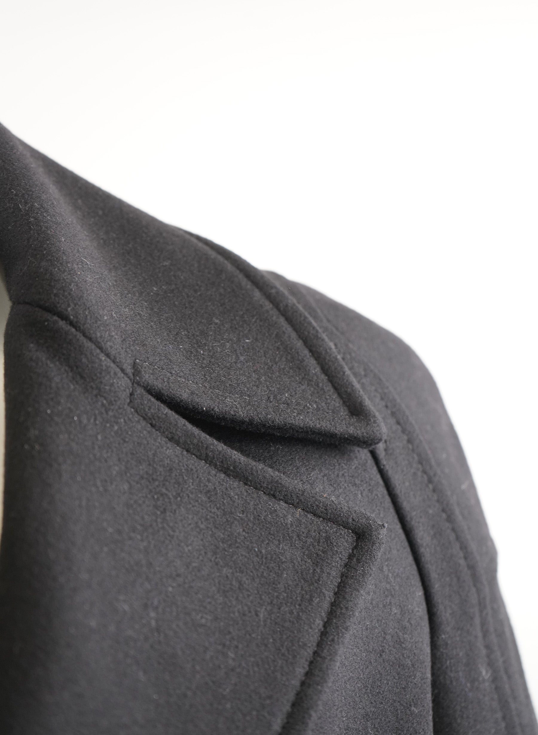 Caban croisé en laine Balmain