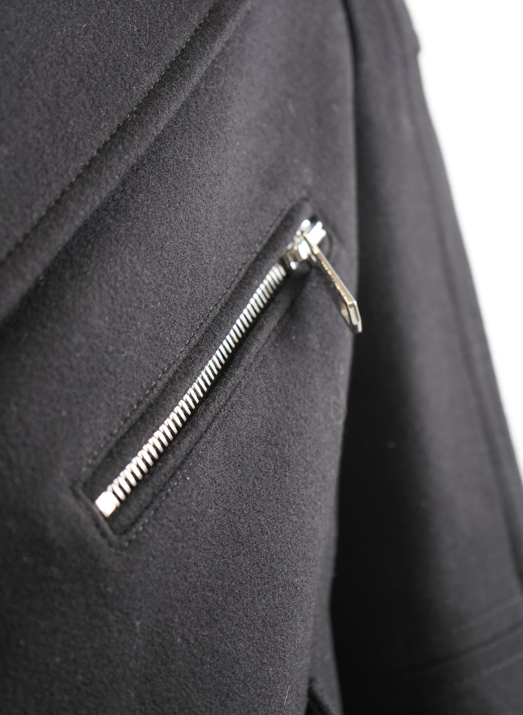 Caban croisé en laine Balmain