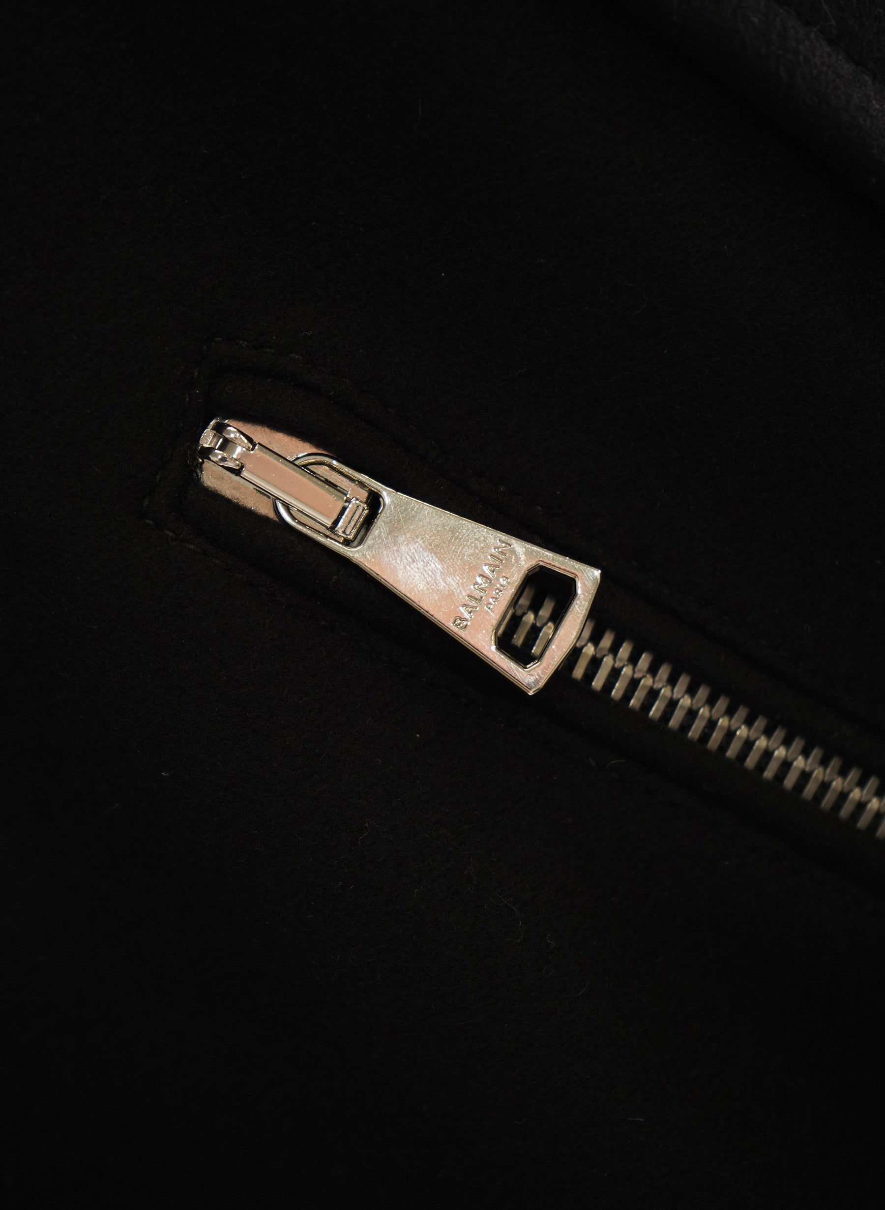 Caban croisé en laine Balmain