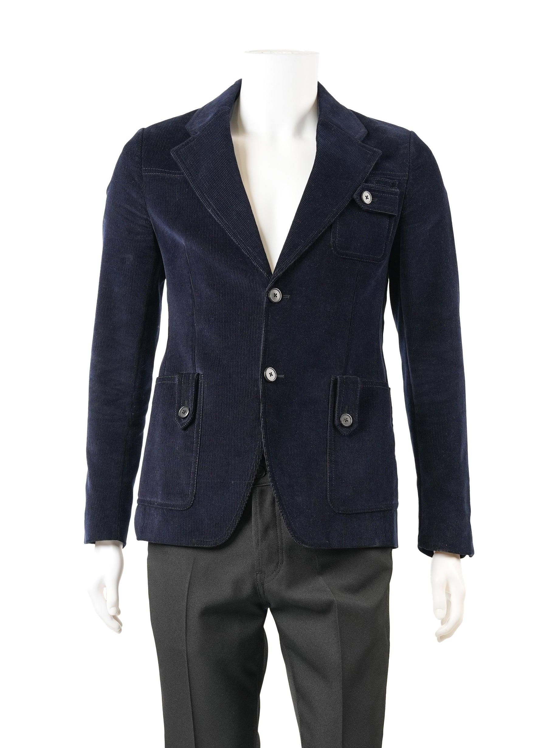 Blazer en velours côtelé Prada