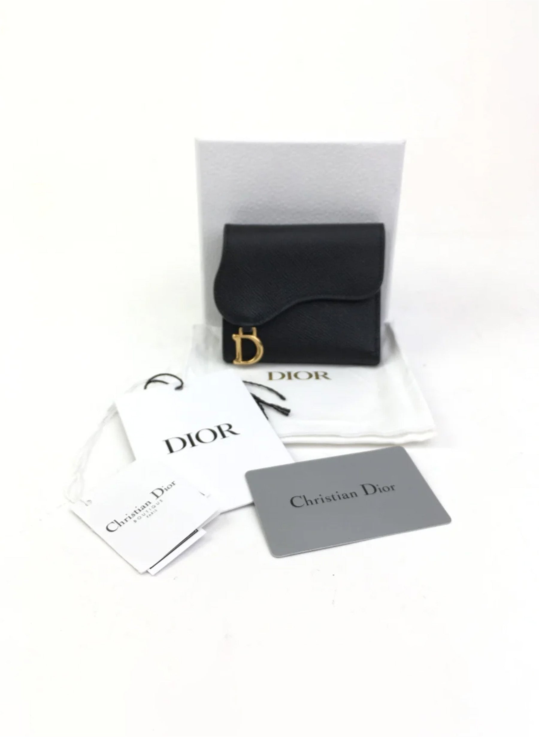 Portefeuille Dior Saddle Lotus
