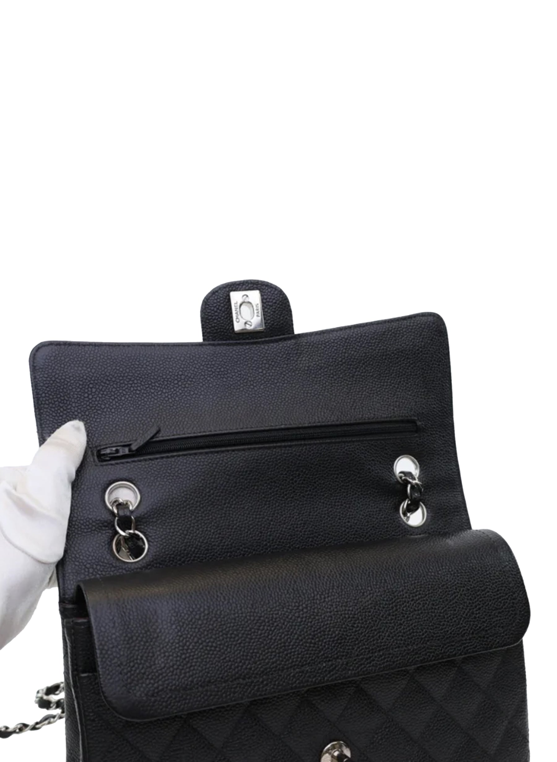 Sac Chanel Classic Flap Medium Noir Caviar