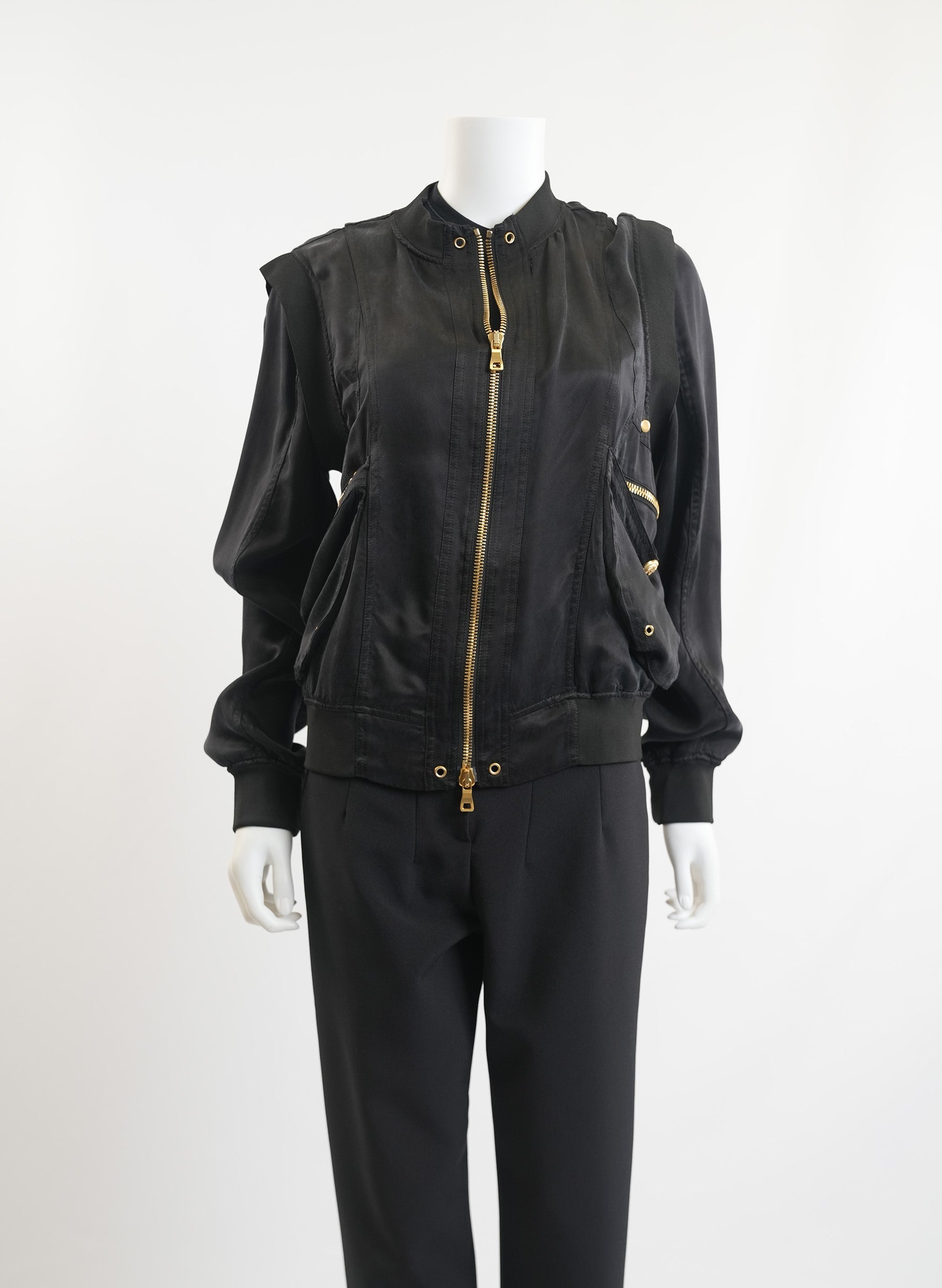 Veste en daim Balmain