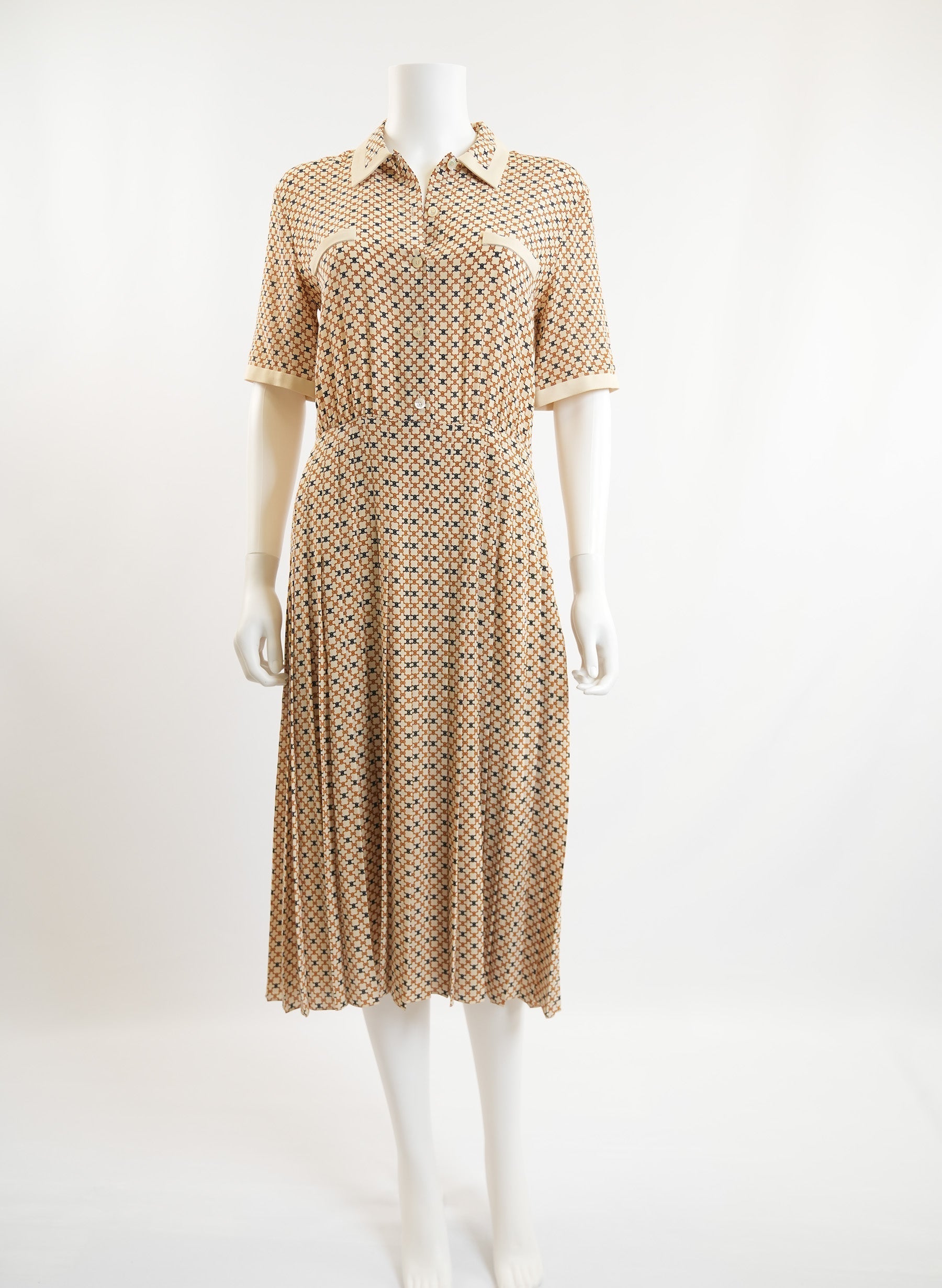 Robe plissée Céline