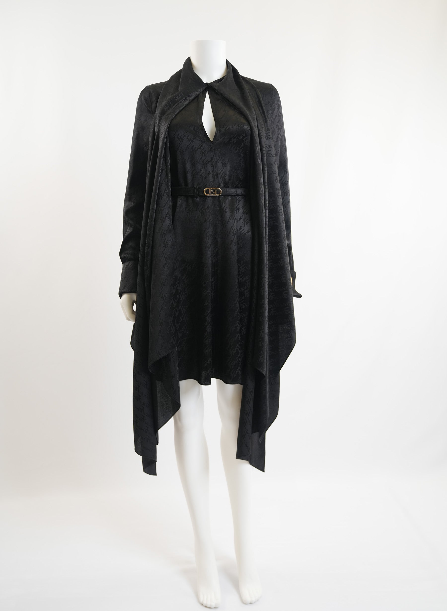 Fendi Black Silk Dress