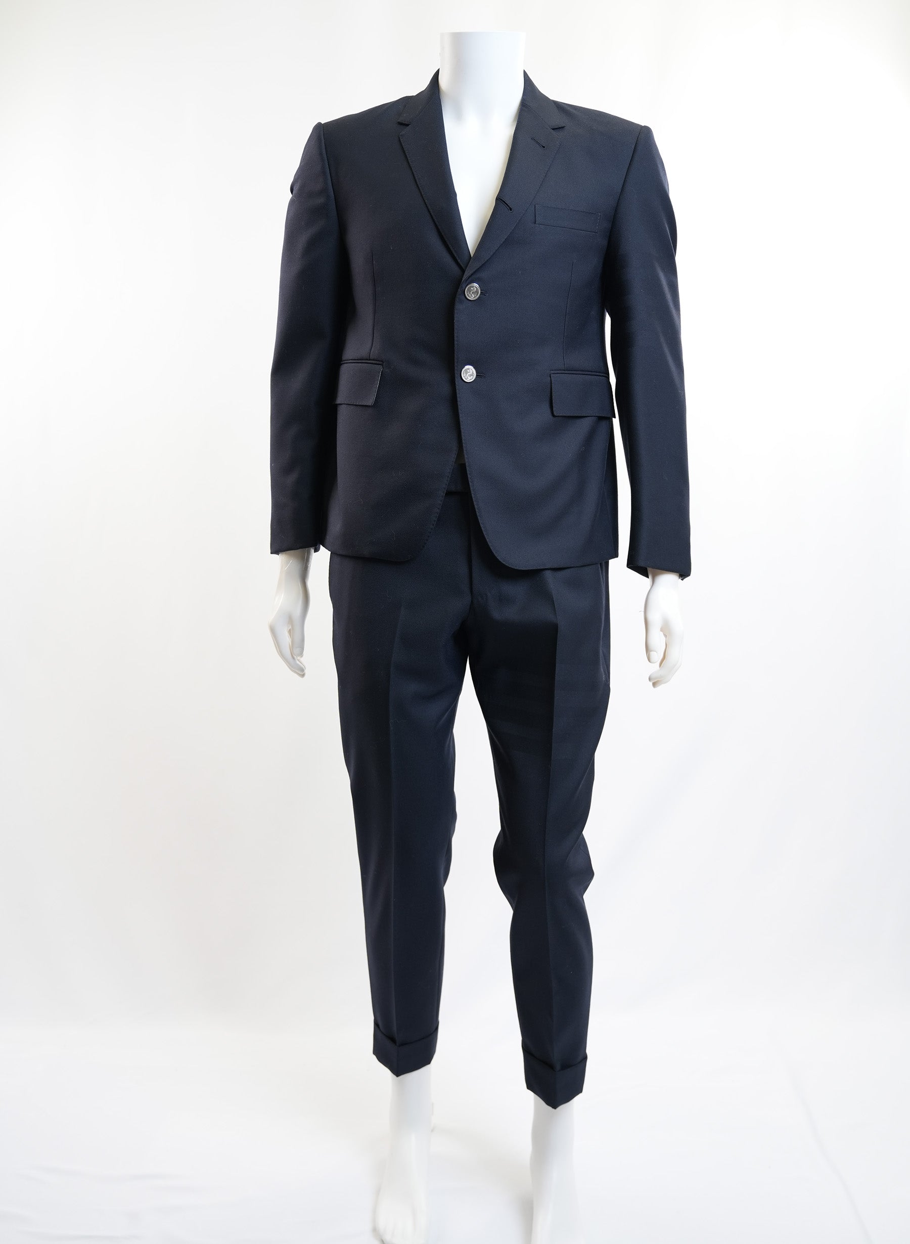 Thom Browne Two Piece Black Suit