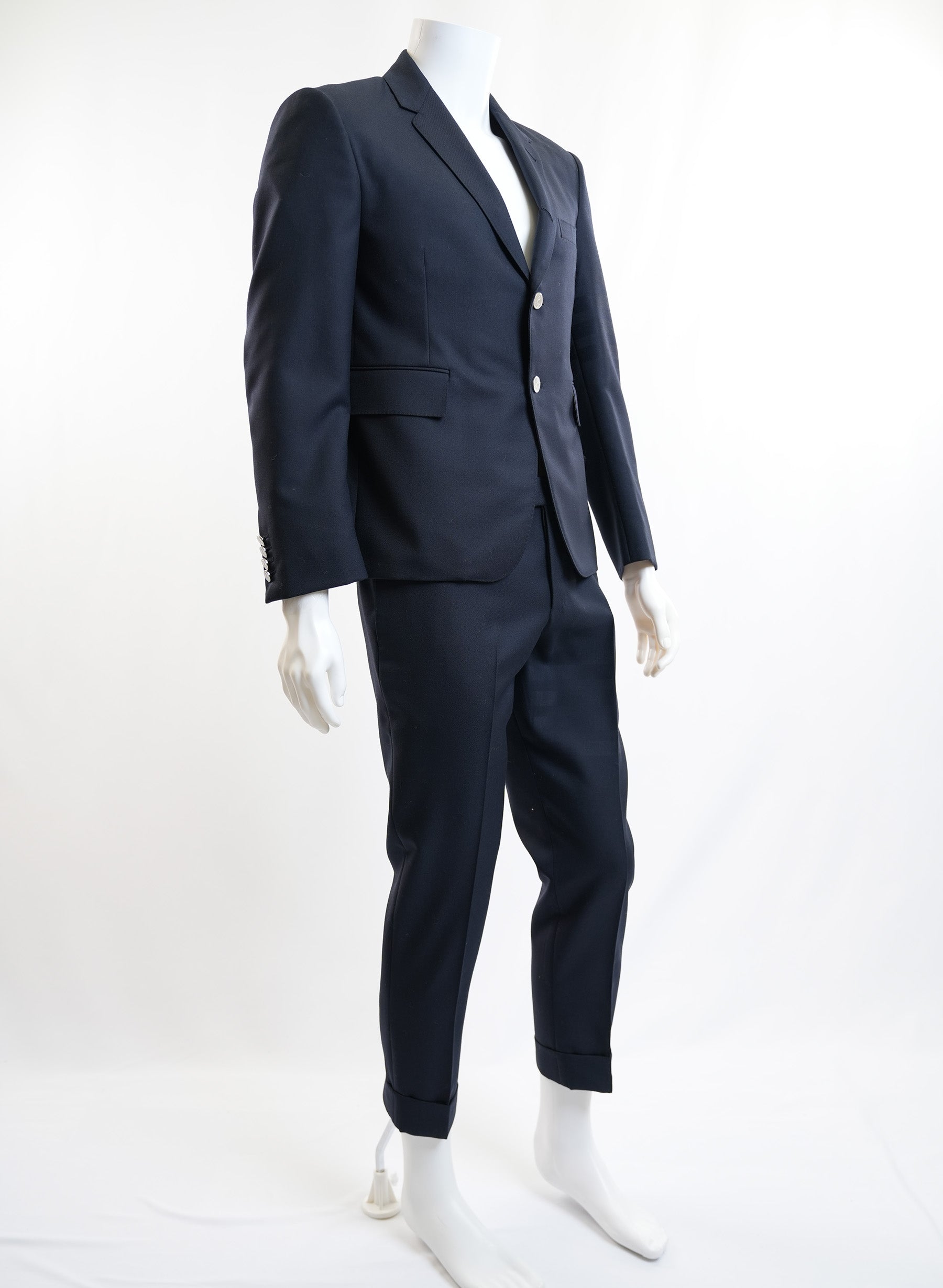 Thom Browne Two Piece Black Suit