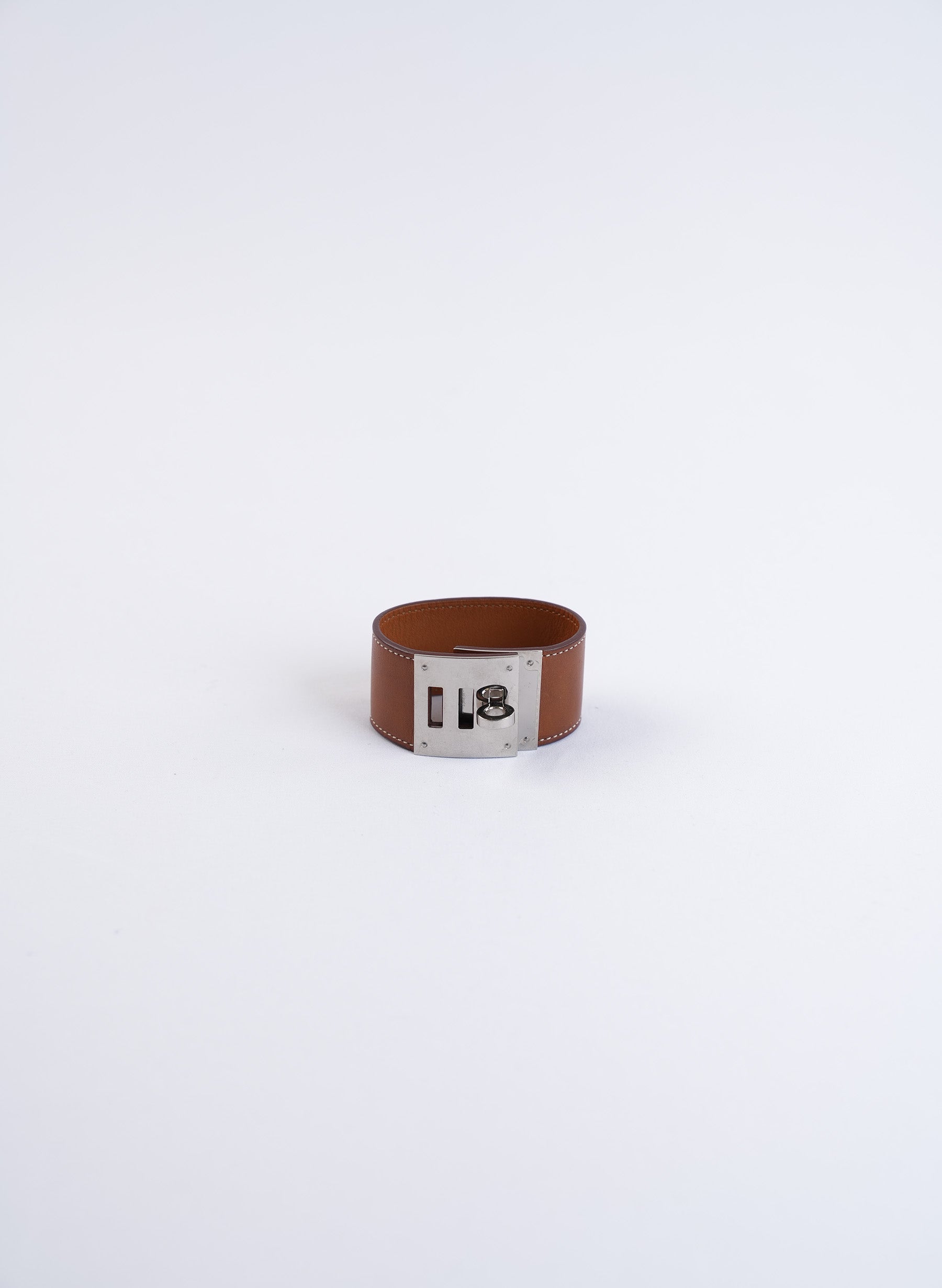 Hermes Kelly Dog Brown Bracelet
