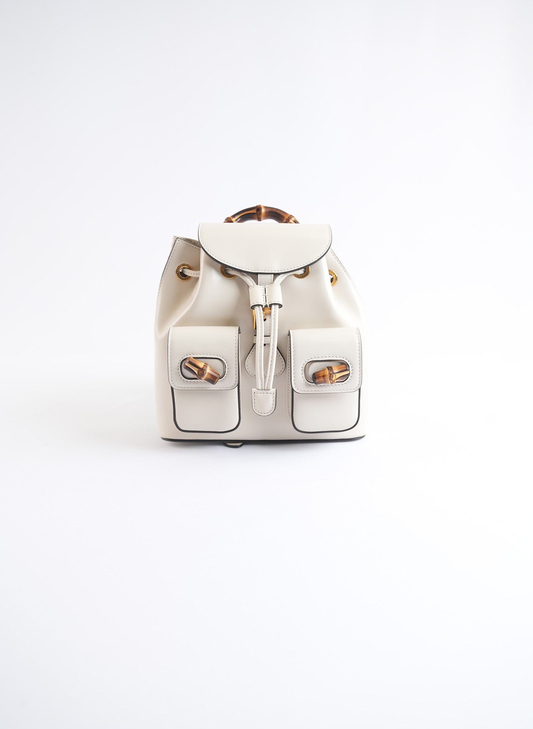 Sac à dos Gucci en cuir de bambou