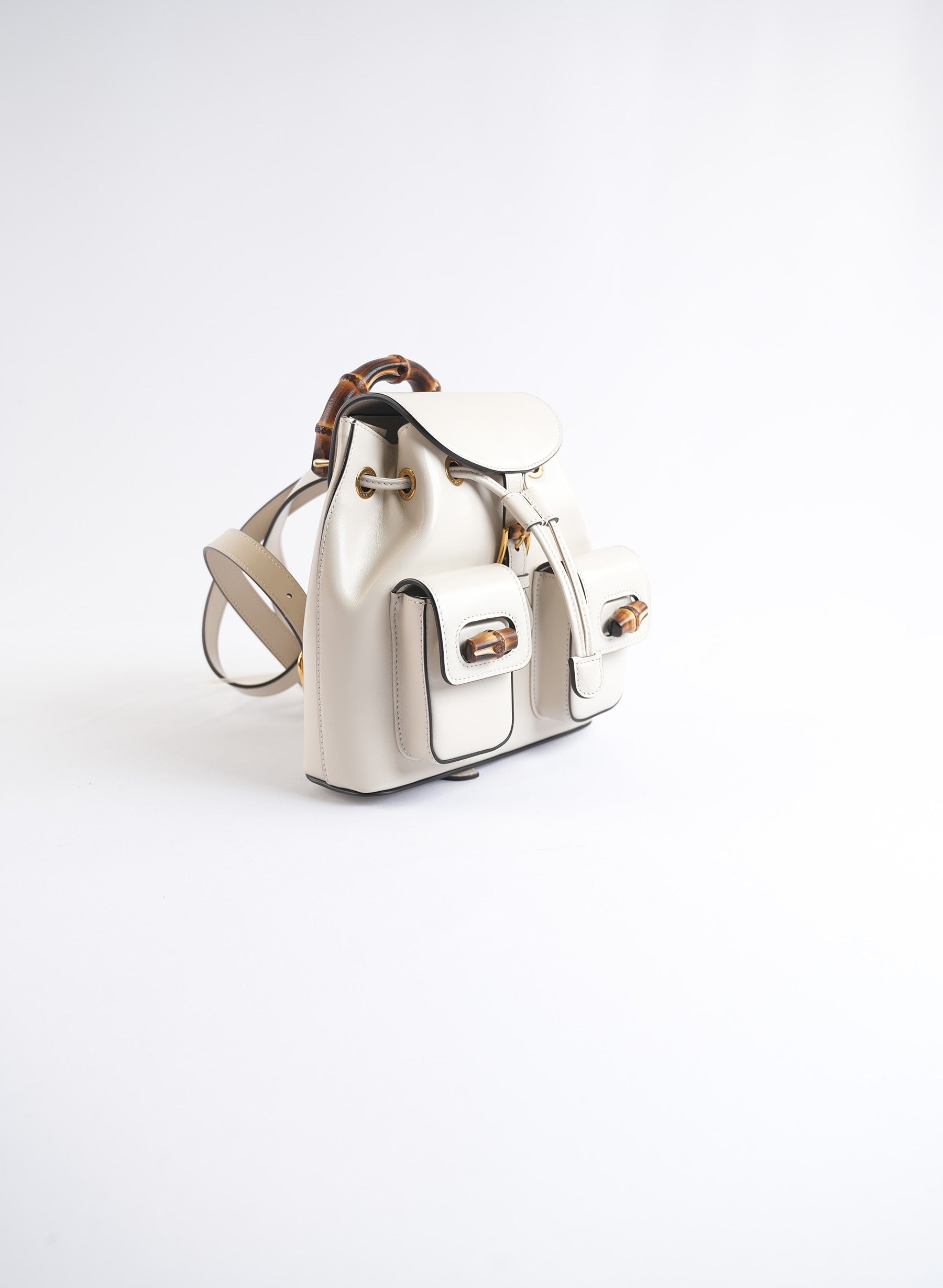 Sac à dos Gucci en cuir de bambou