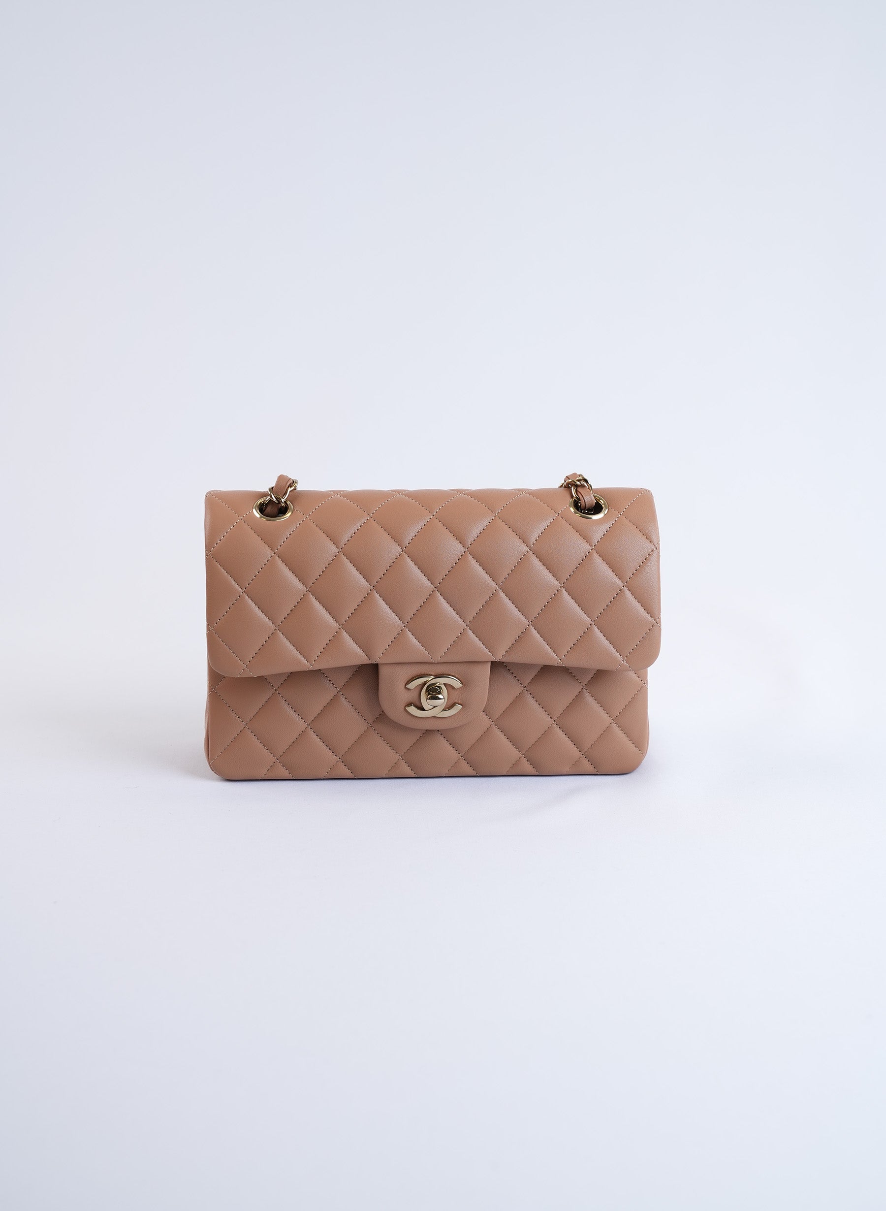 Chanel Classic Brown Double Flap Bag