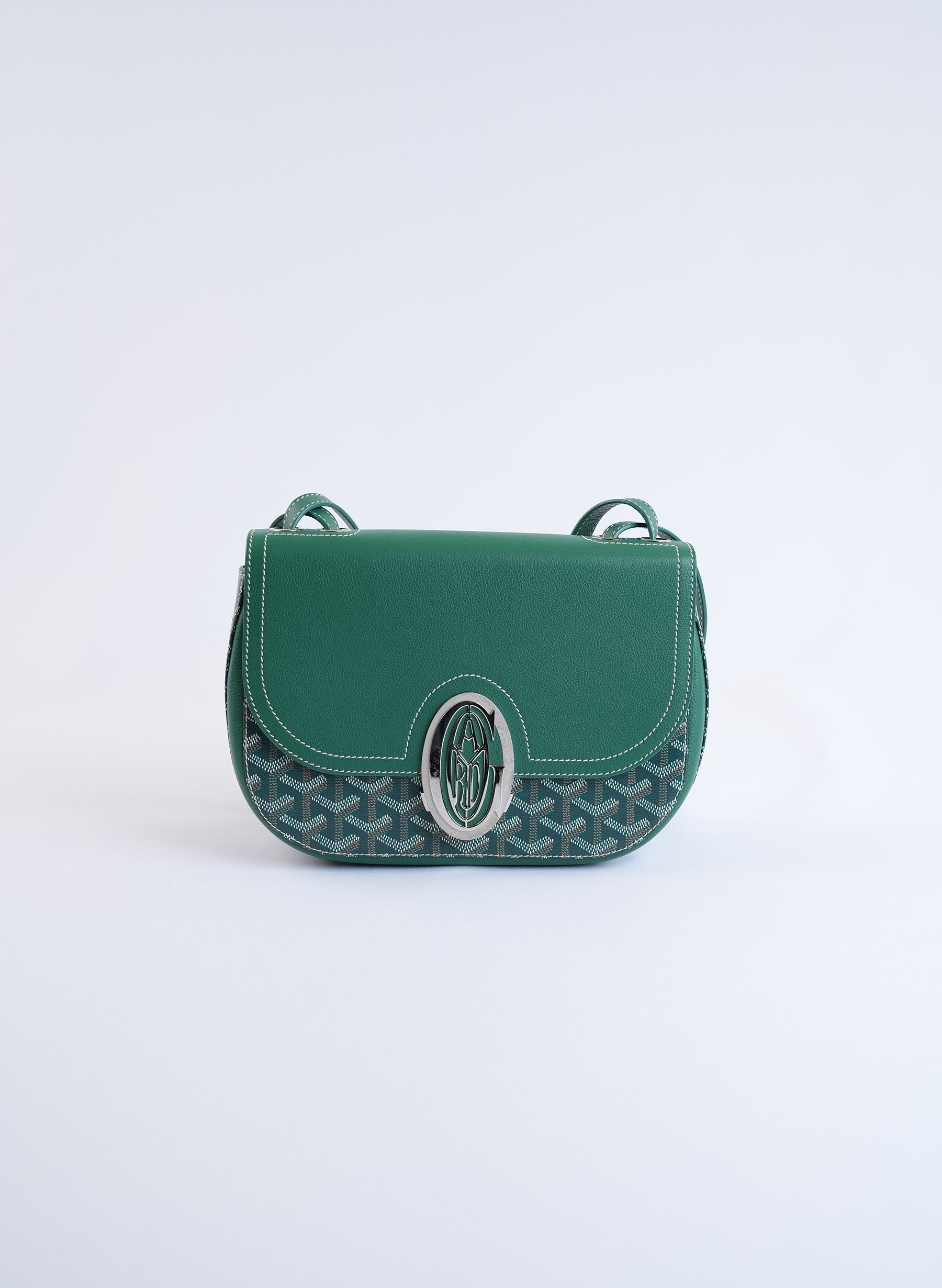 Goyard 233 Green Flap Bag