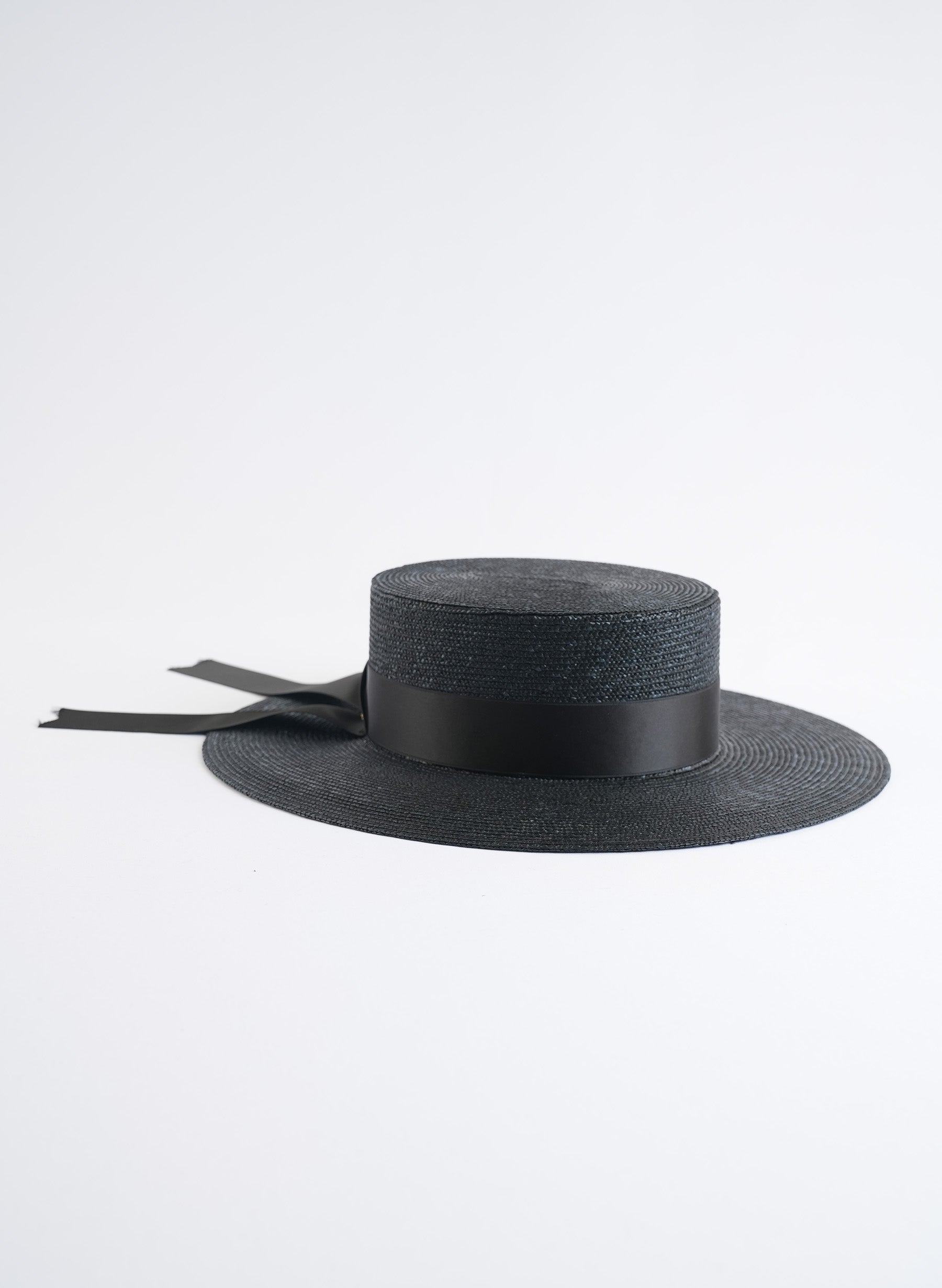 Chapeau de paille noir Gucci