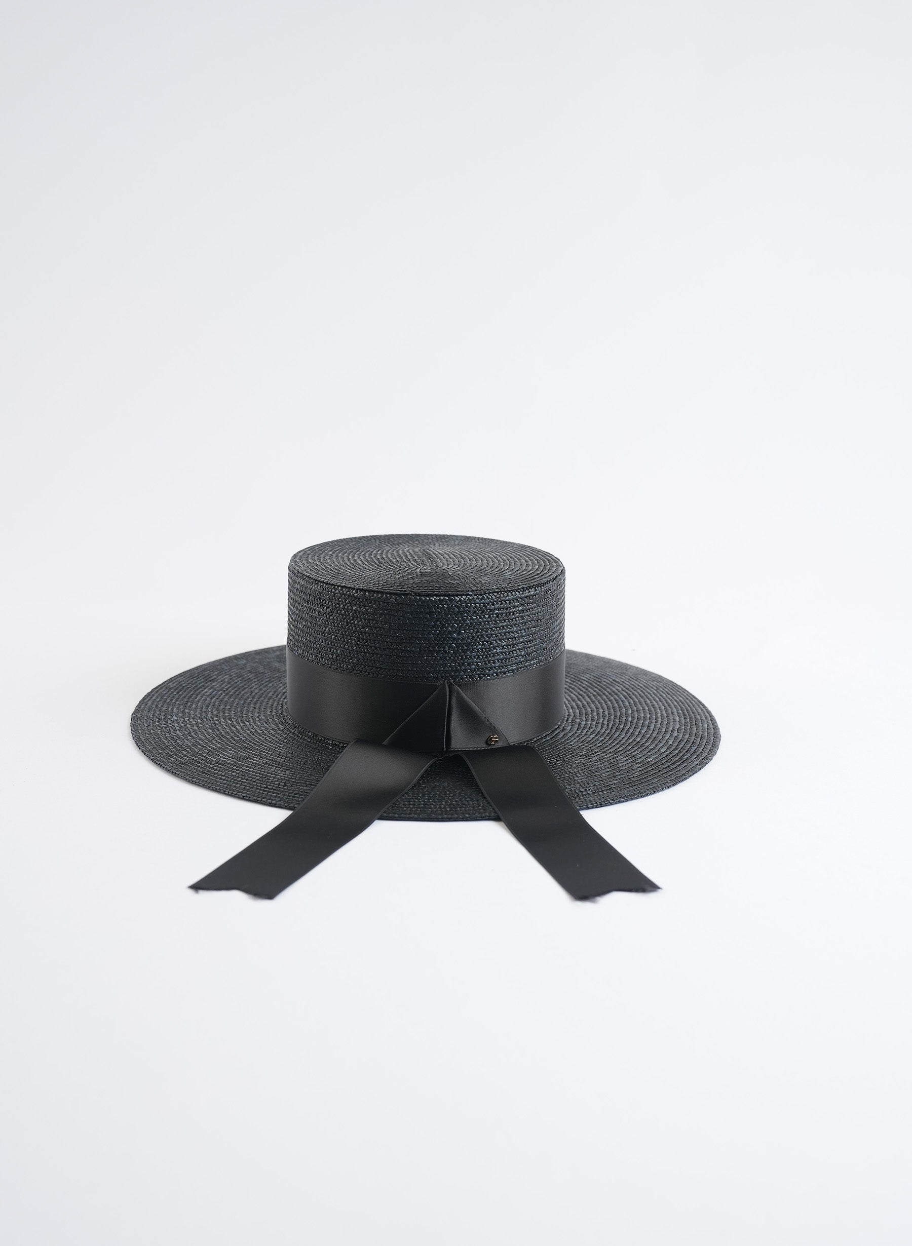 Chapeau de paille noir Gucci