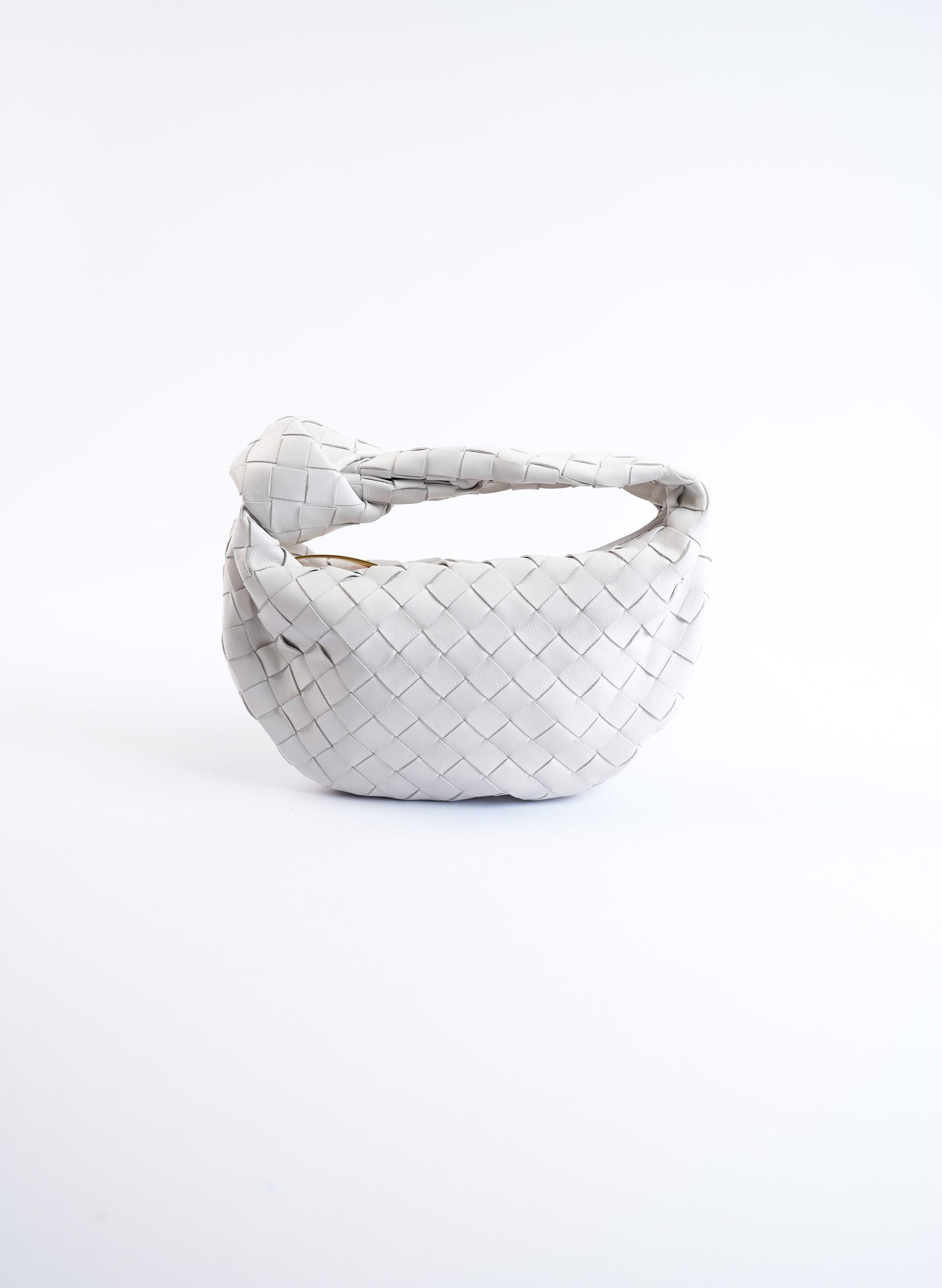 Bottega Venetta Jodie White Bag