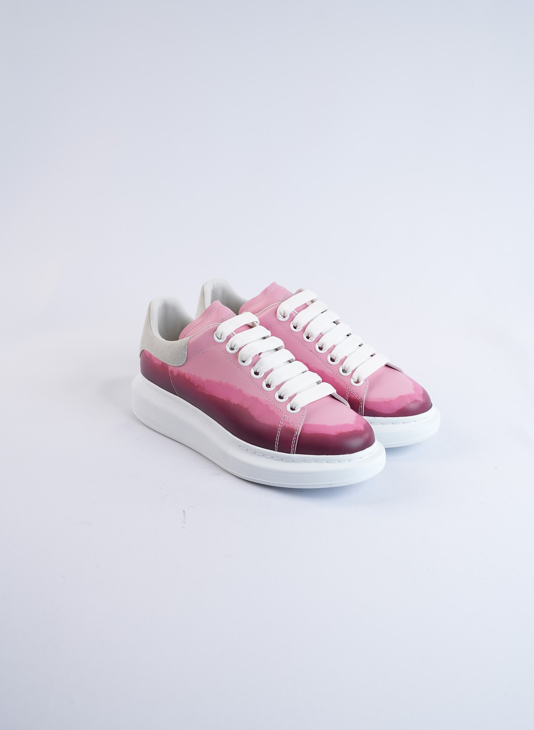 Alexander McQueen Dip Dye Leather Sneakers