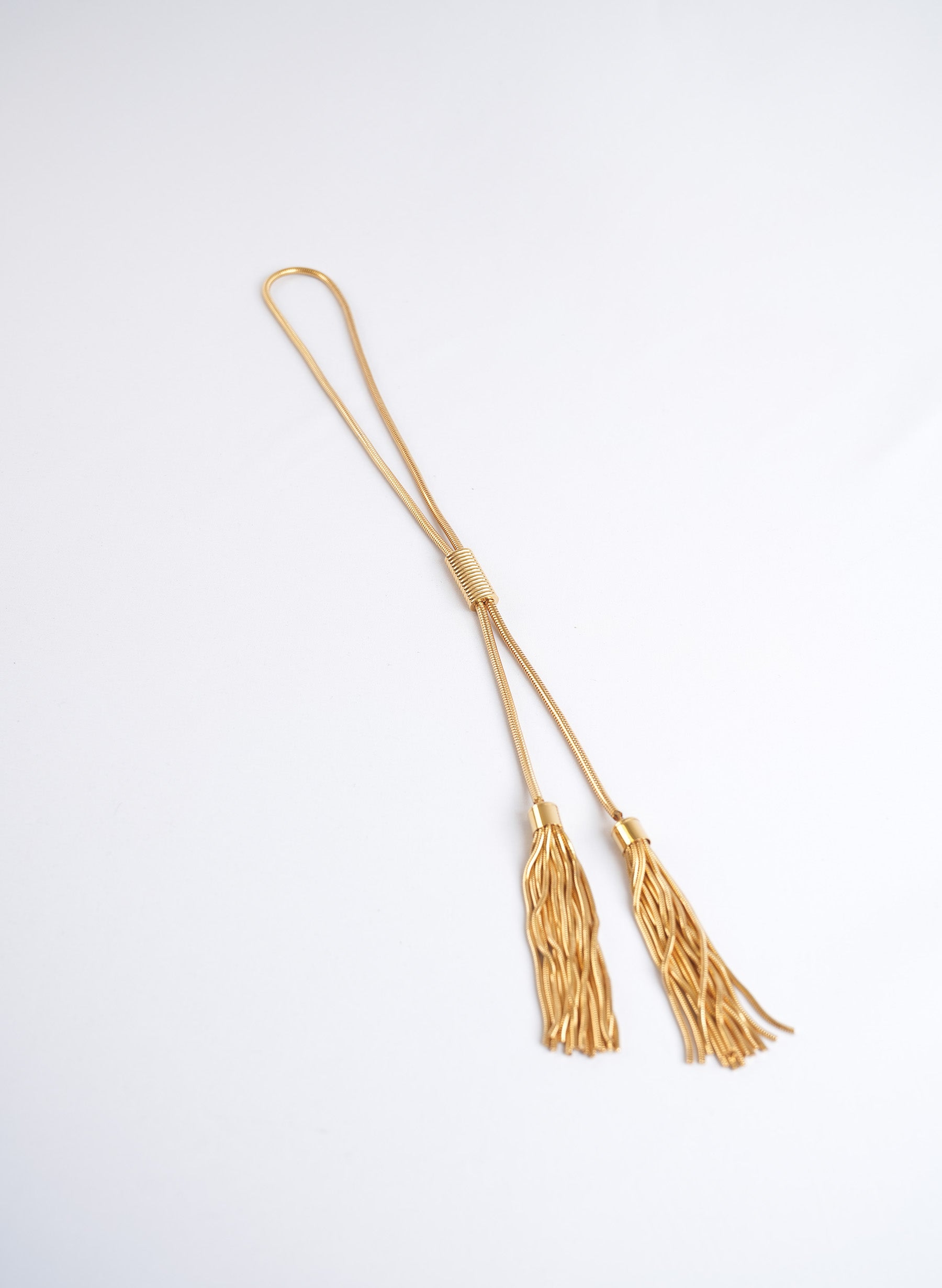 Collier à pompons Saint Laurent