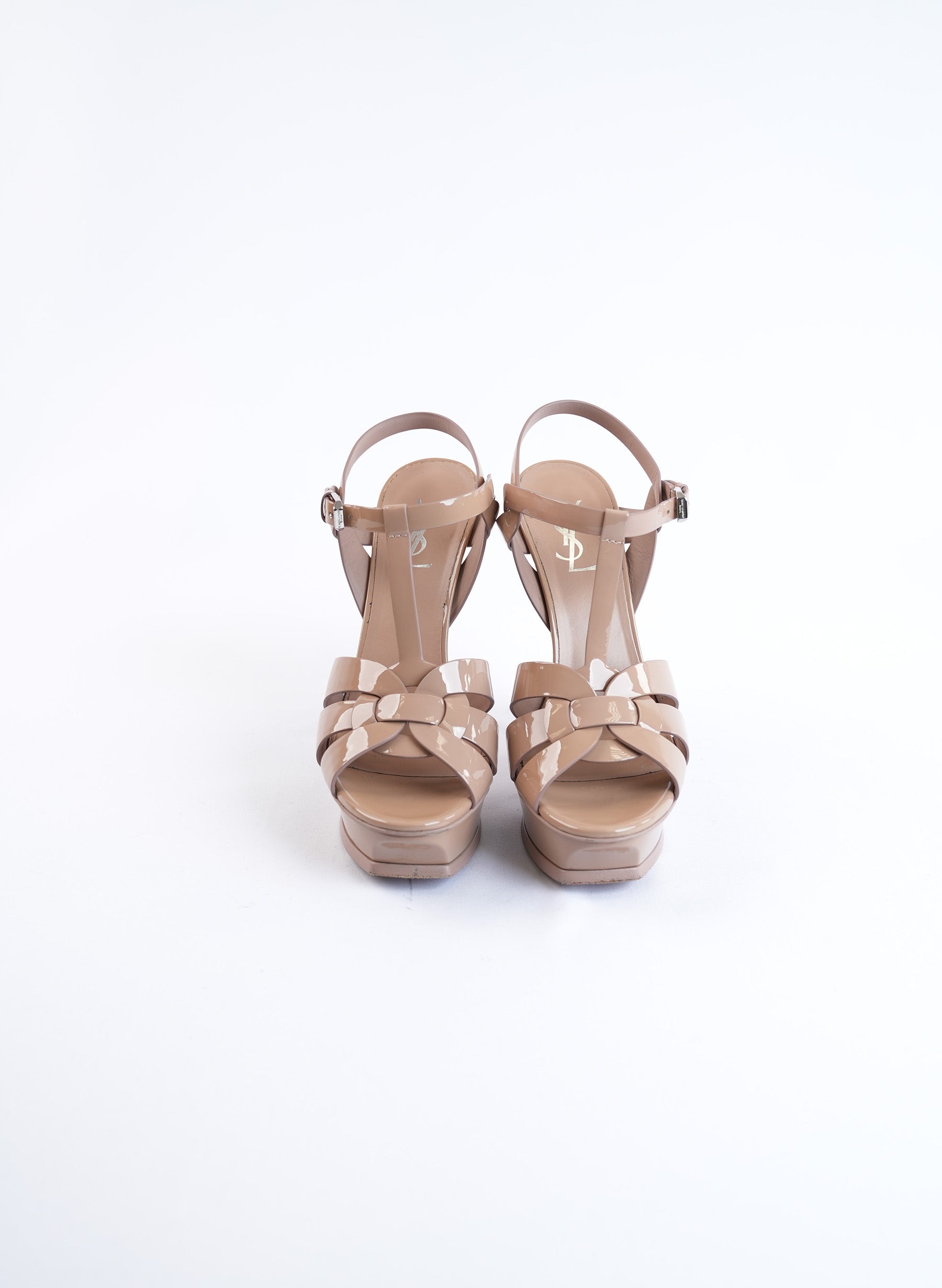 Saint Laurent Platform Leather High Heels