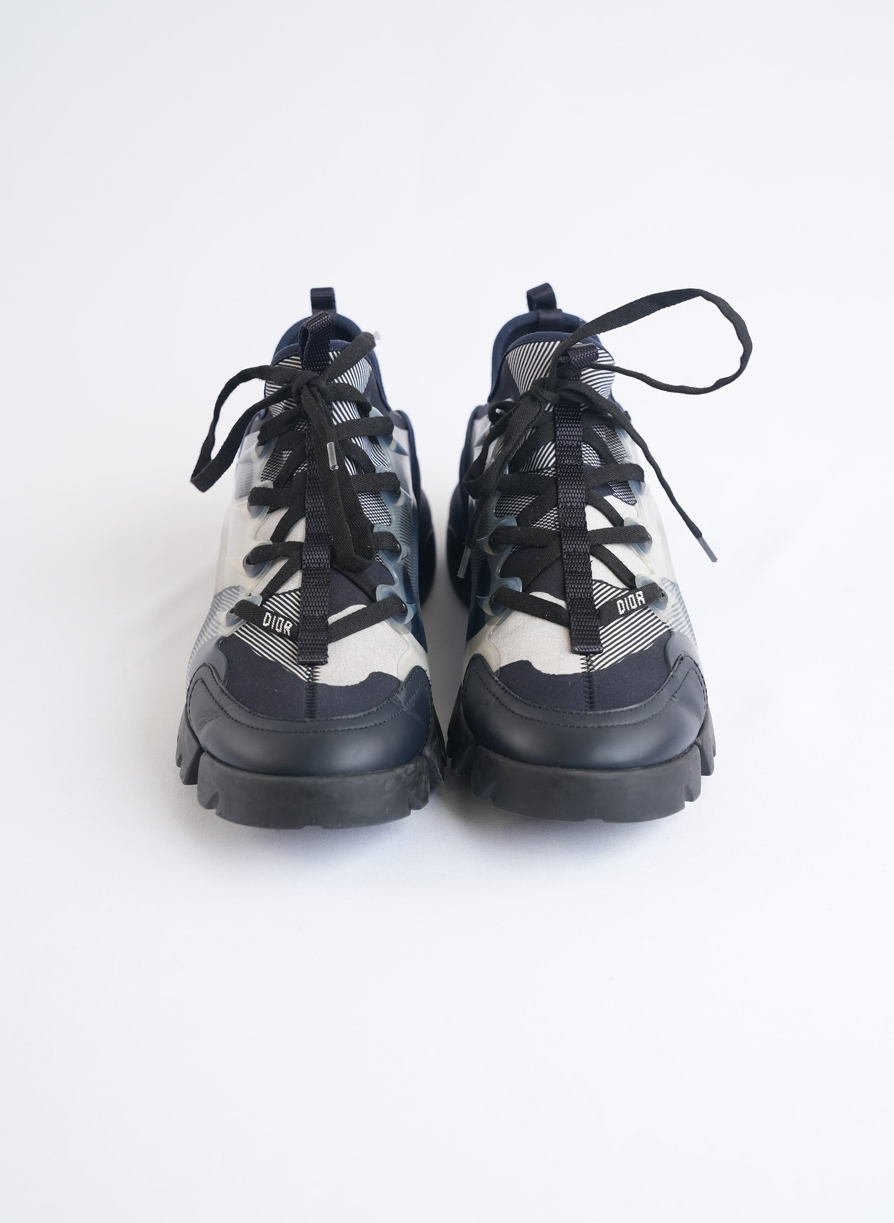Christian Dior D-Connect Navy Sneakers