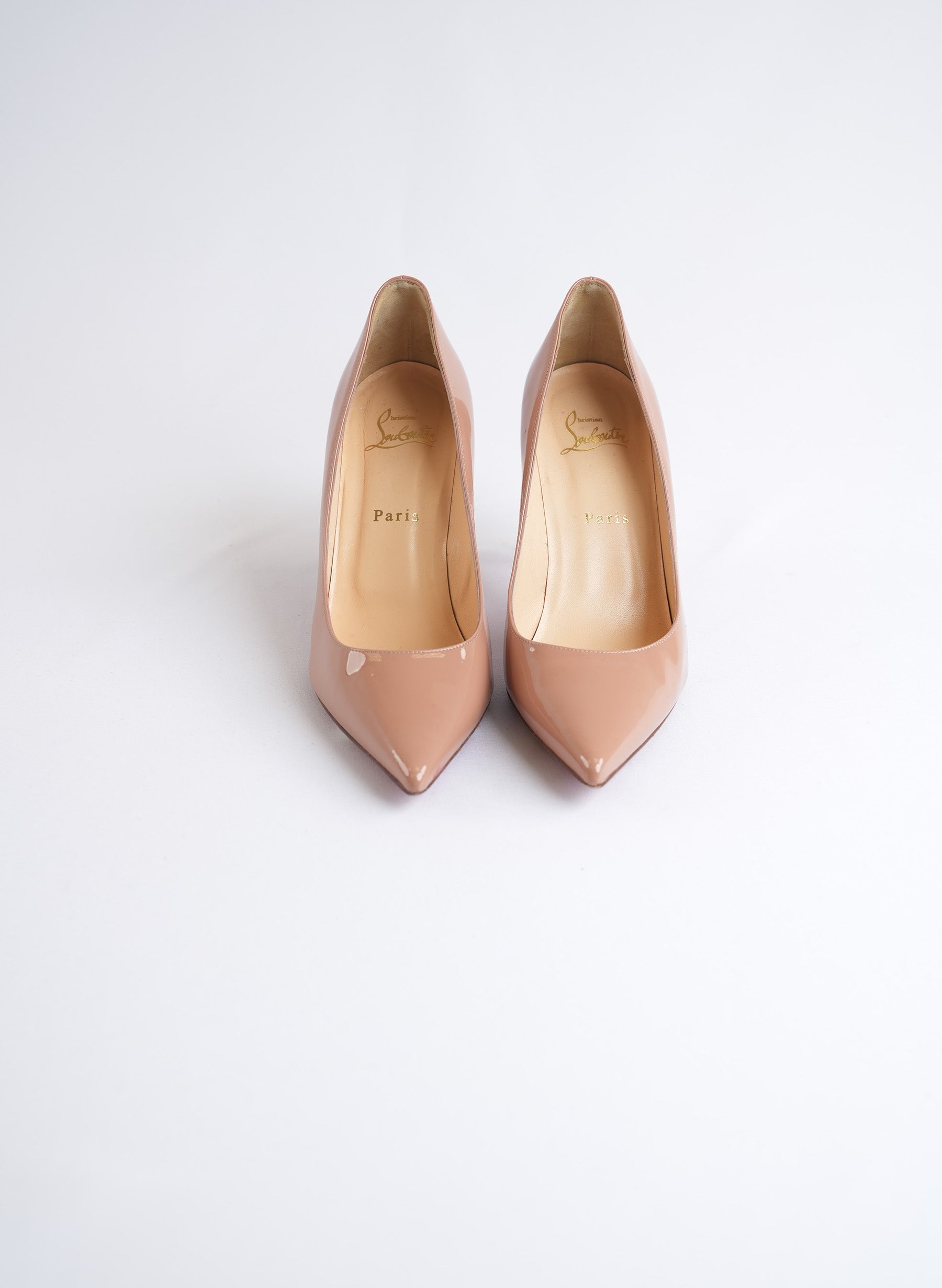 Christian Louboutin 85 Kate Patent Leather Heels