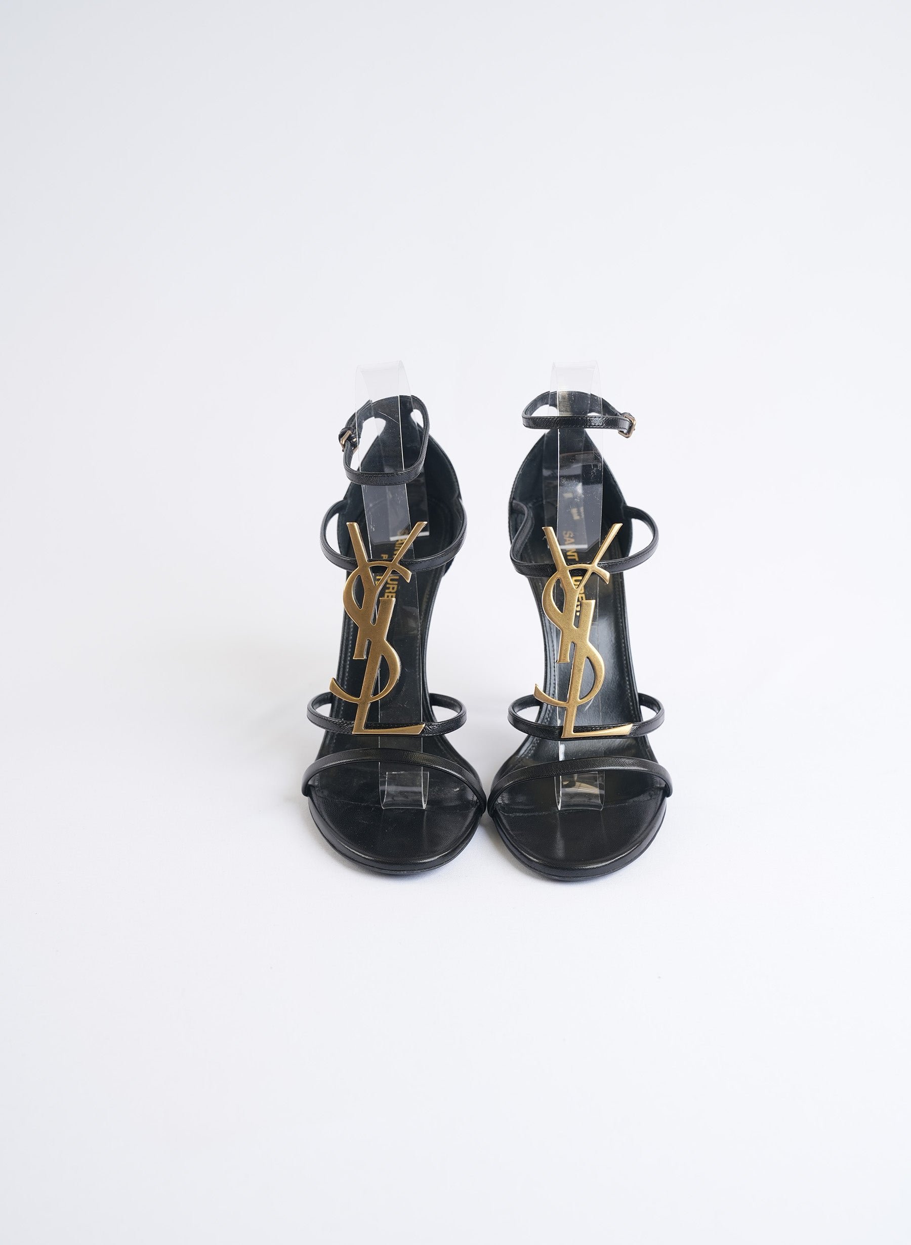 Escarpins en cuir Saint Laurent Cassandra 100