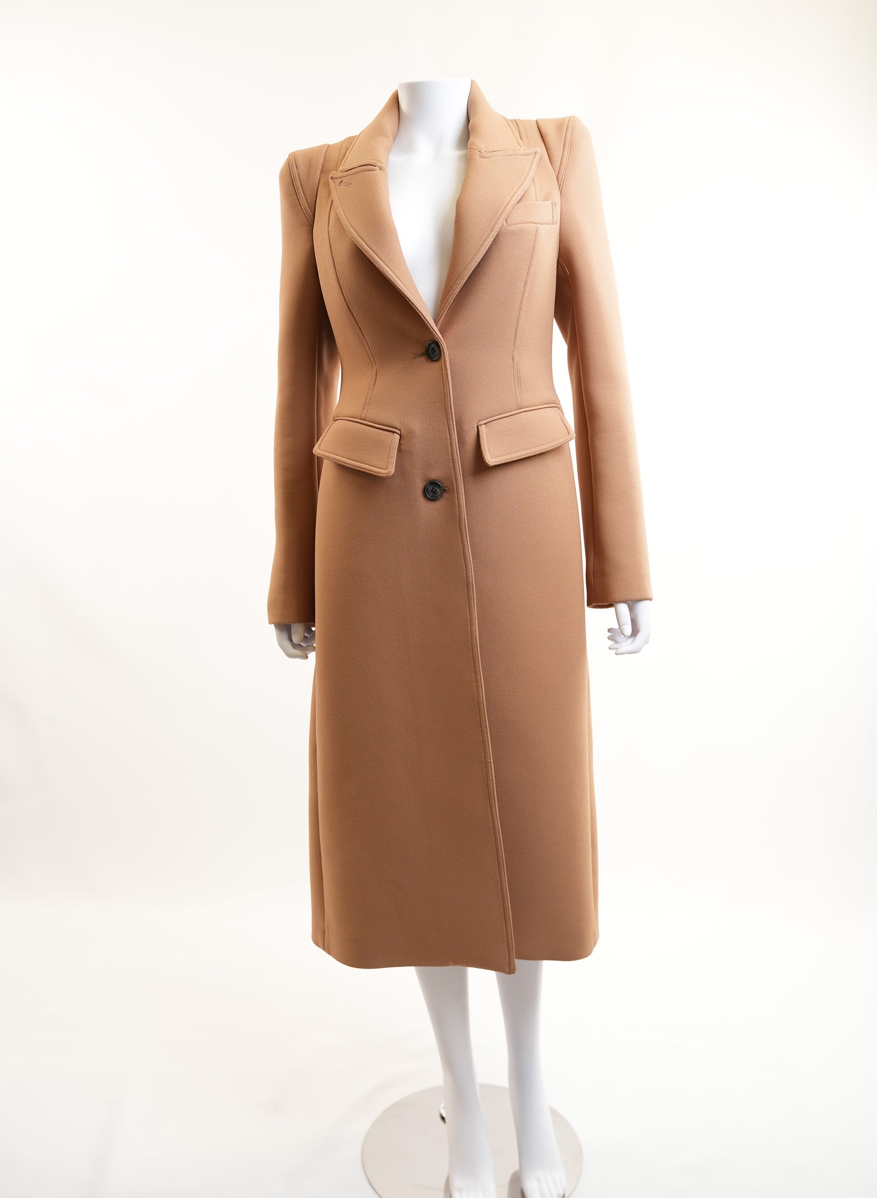 Smythe Beige Tailored Coat