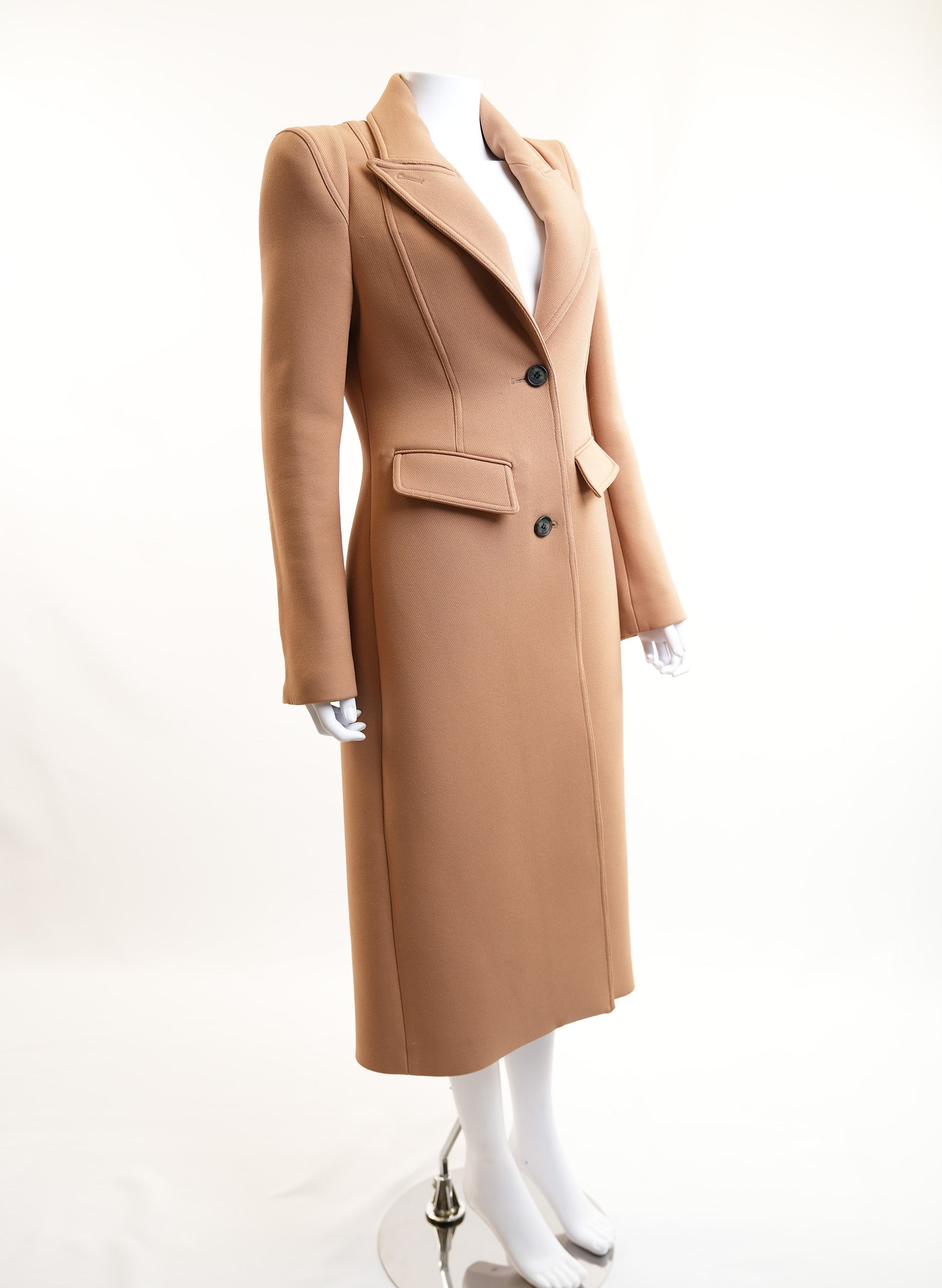 Smythe Beige Tailored Coat