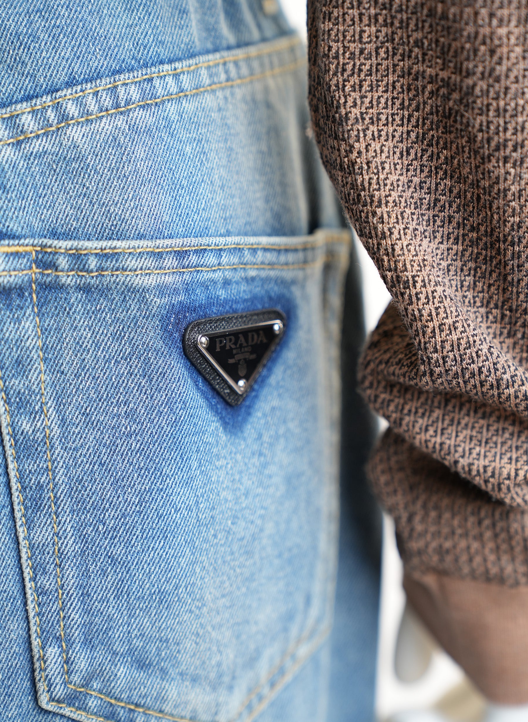 Prada Blue Denim Jeans