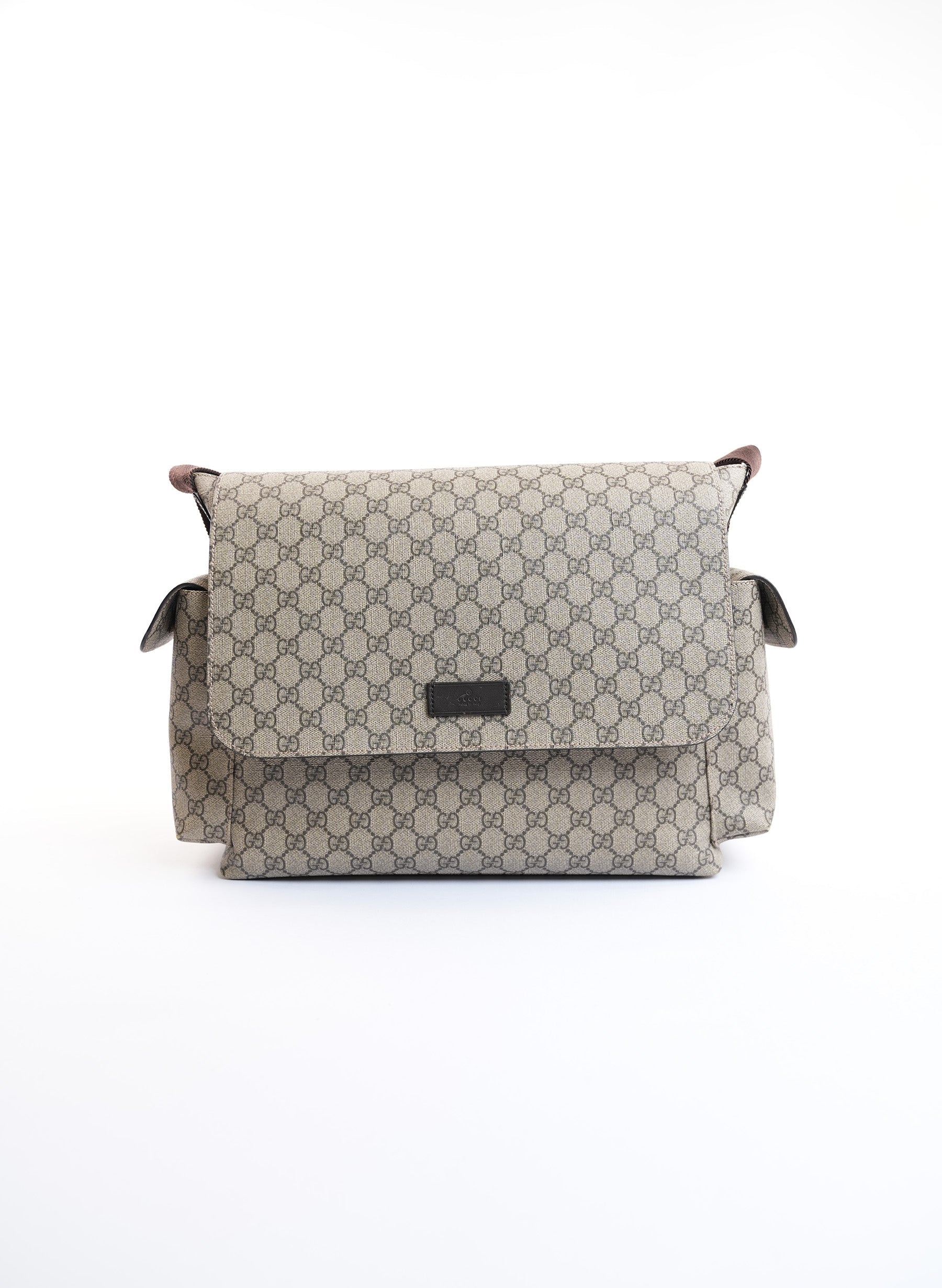 Gucci Kids GG Supreme Foldover Top Changing Bag