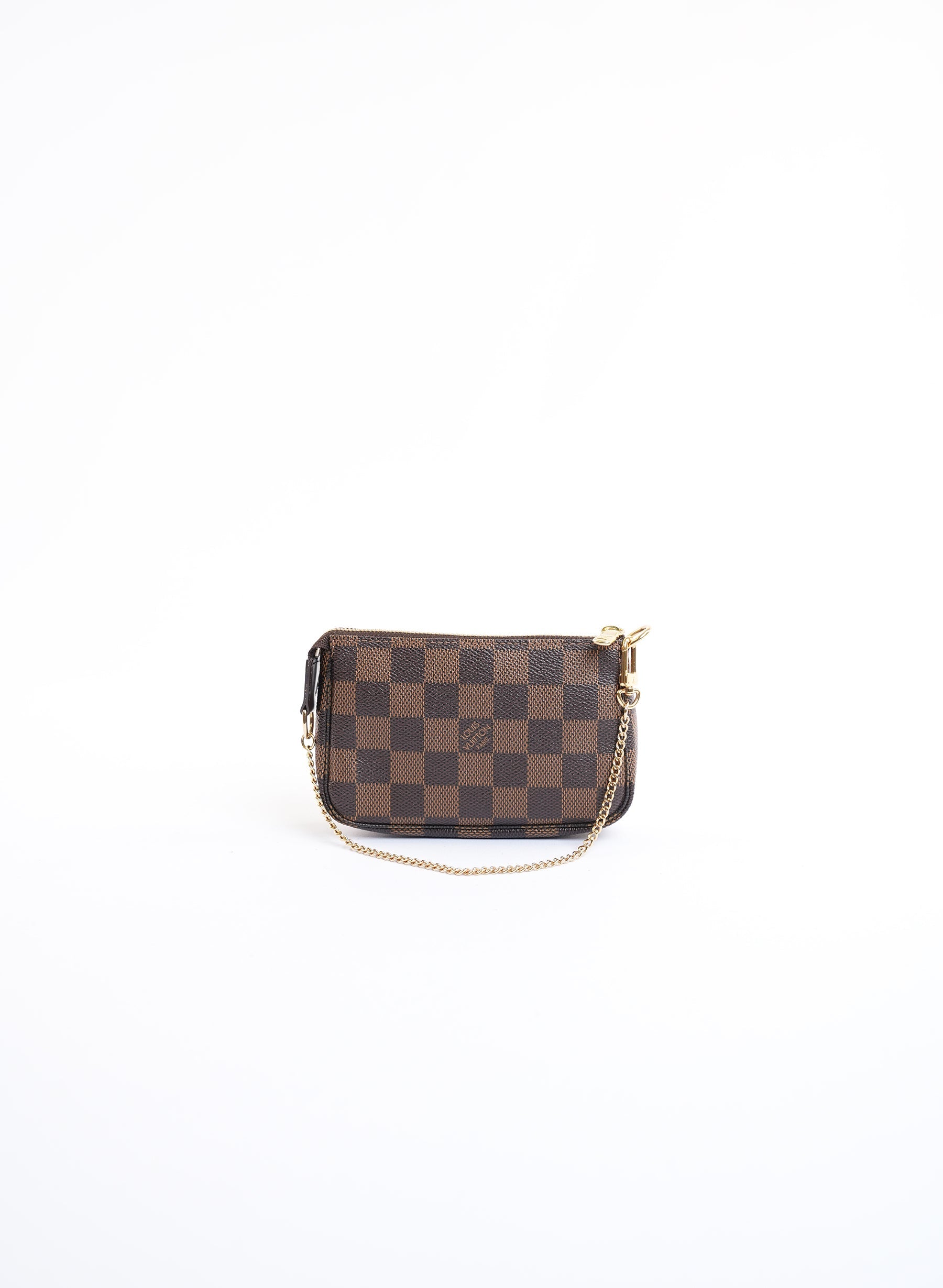 Limited-Edition Louis Vuitton Damier Ebene Mini Pochette Accessories