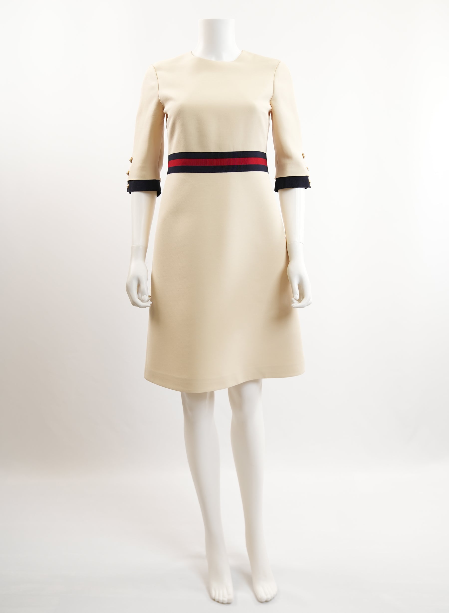 Gucci Grosgrain Trimmed Dress