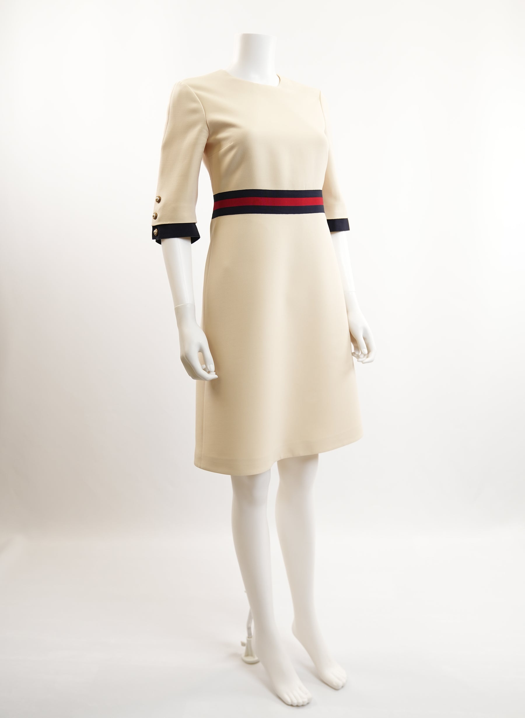 Gucci Grosgrain Trimmed Dress