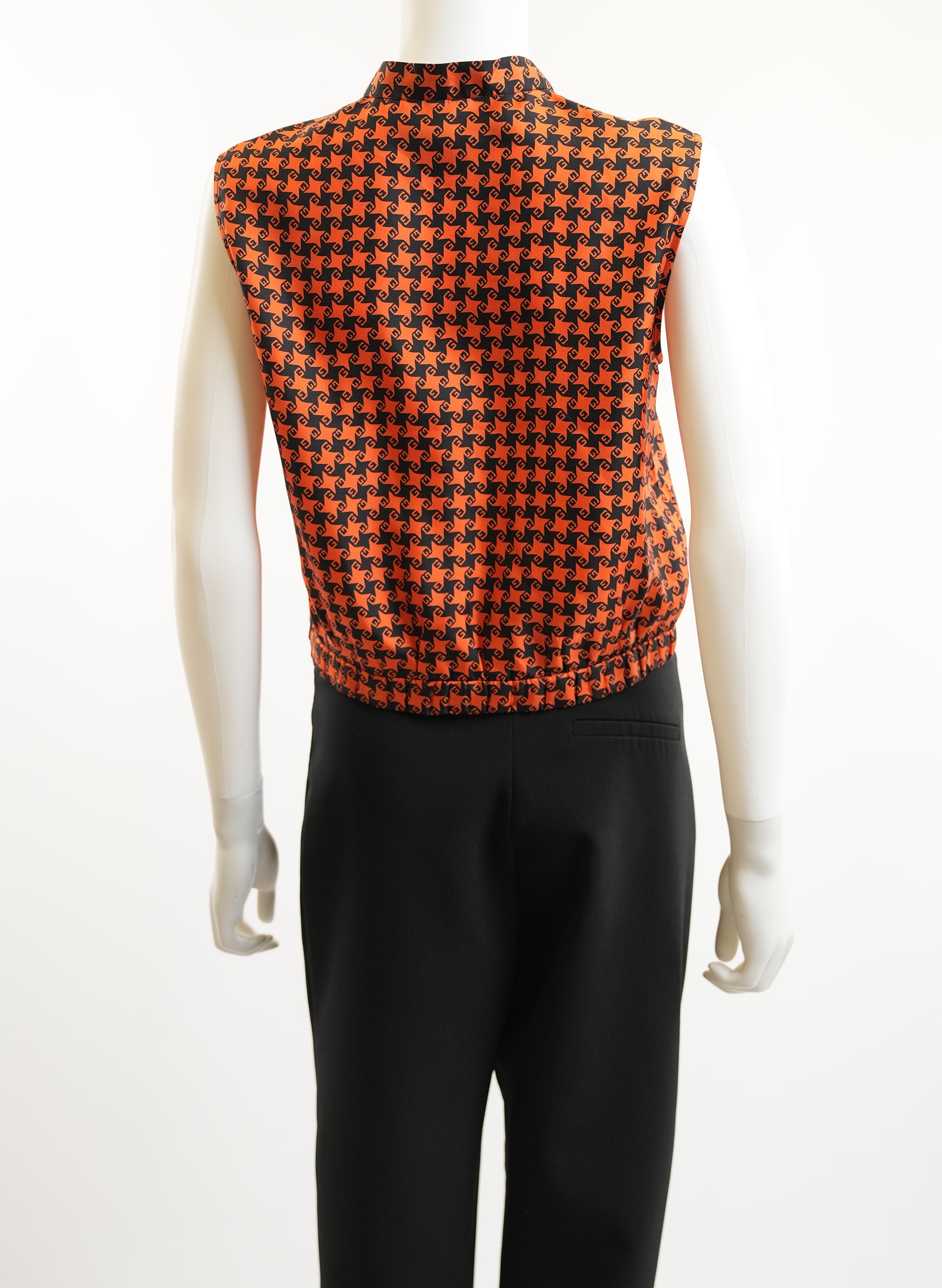 Chemisier court en soie Gucci