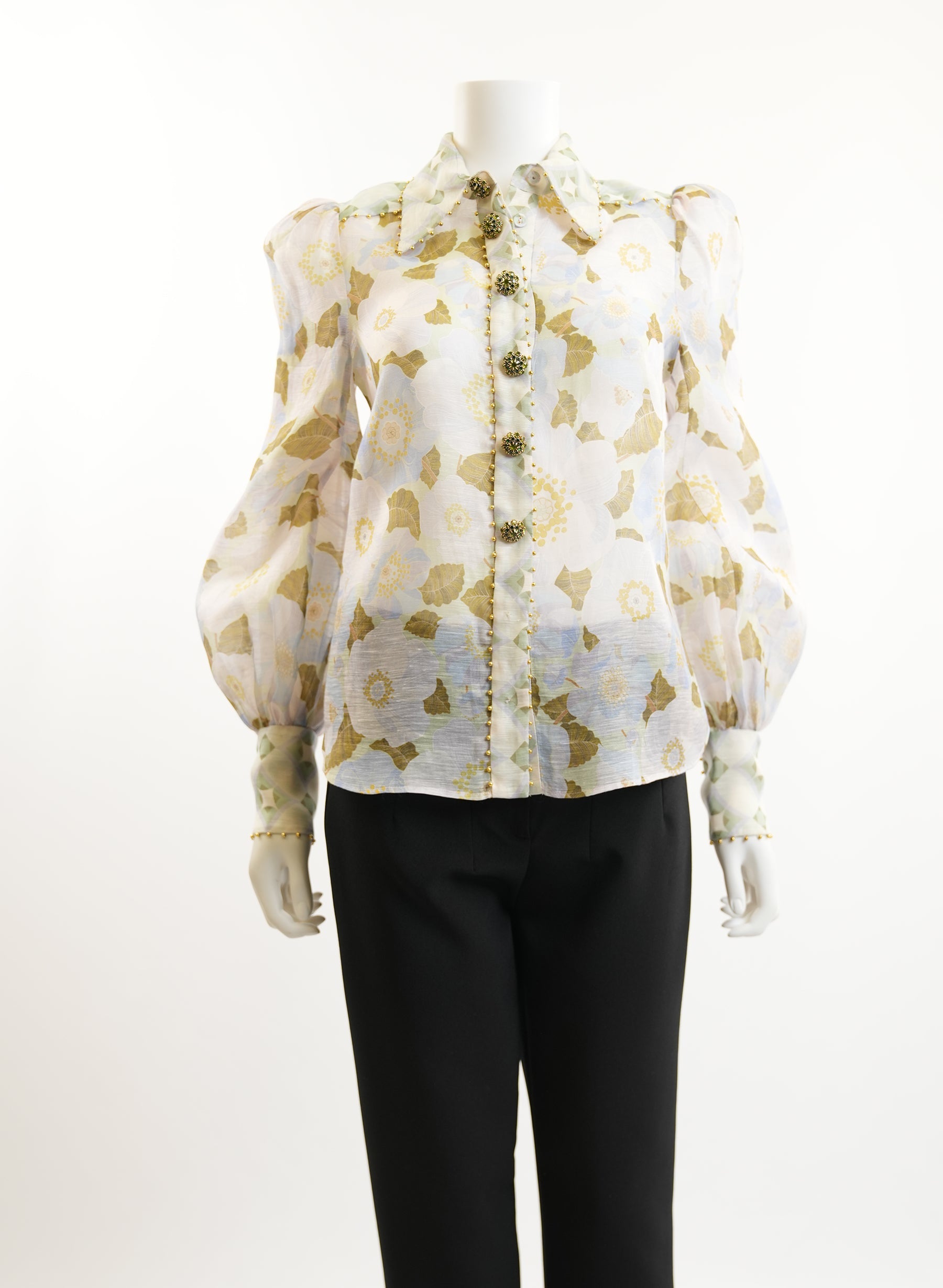 Chemise à boutons fleurie Zimmermann